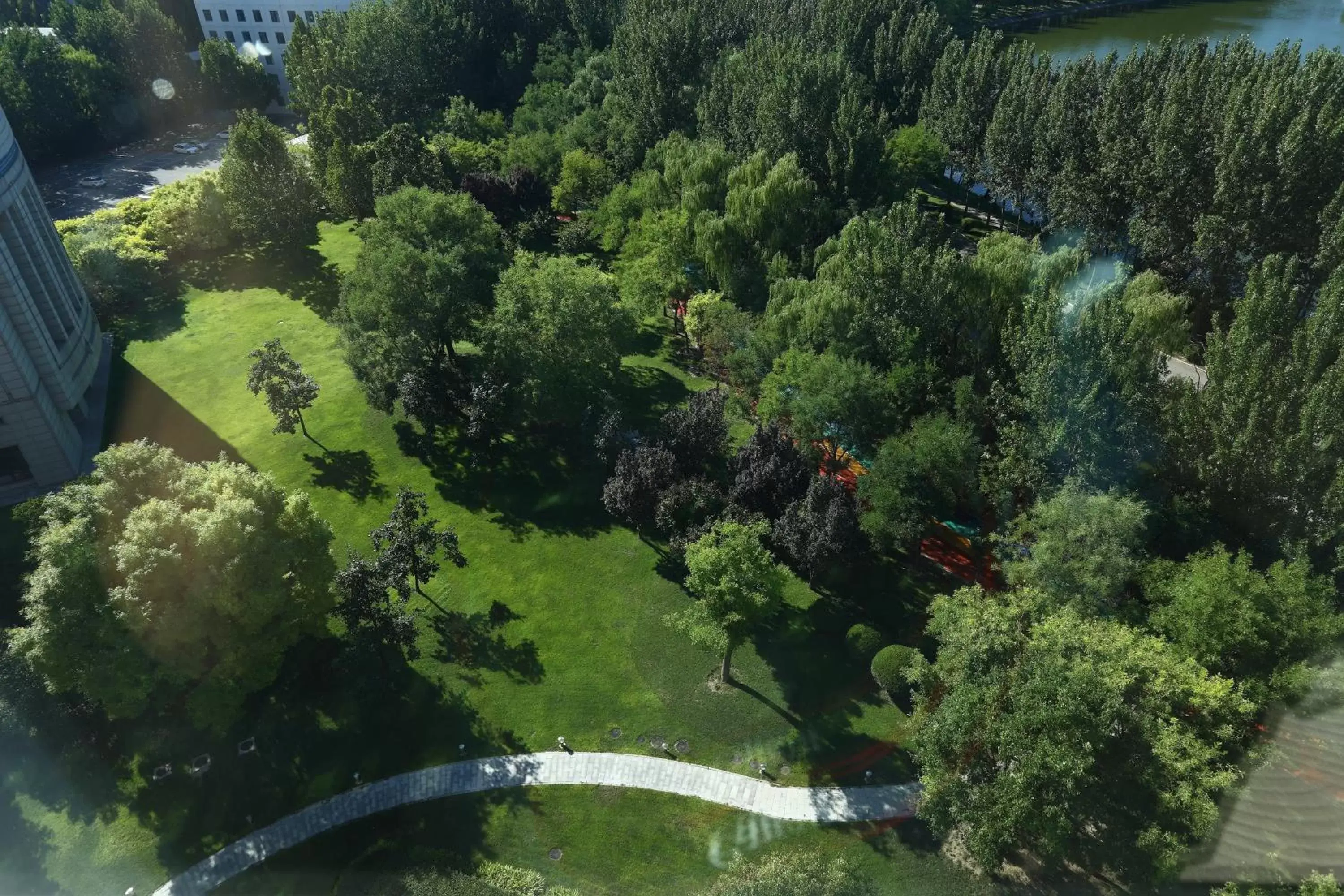 Garden, Bird's-eye View in Renaissance Tianjin Lakeview Hotel