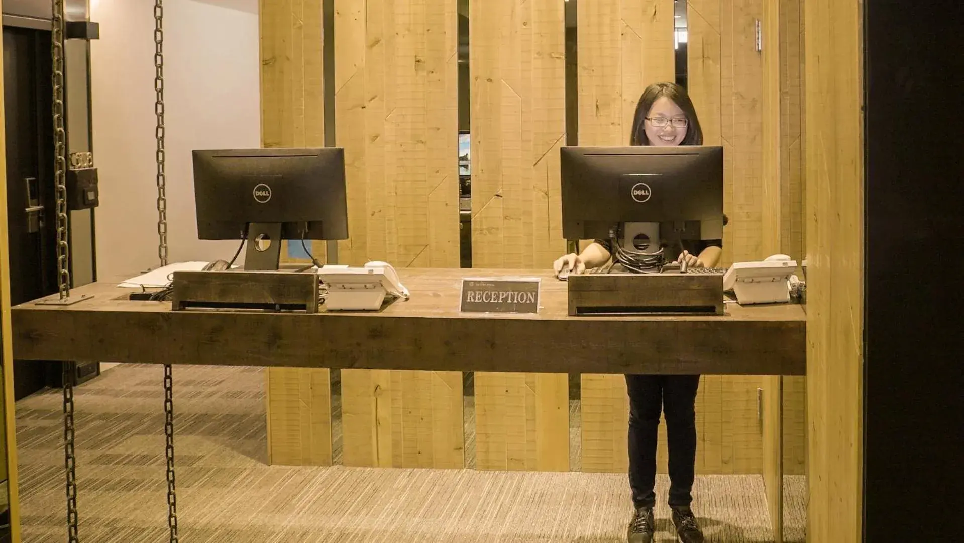 Lobby or reception, Coffee/Tea Facilities in O2 Hotel Taipei Main Station