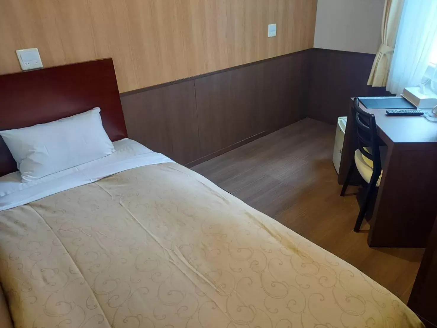 Bed in Hotel Ekichika Nagahoribashi