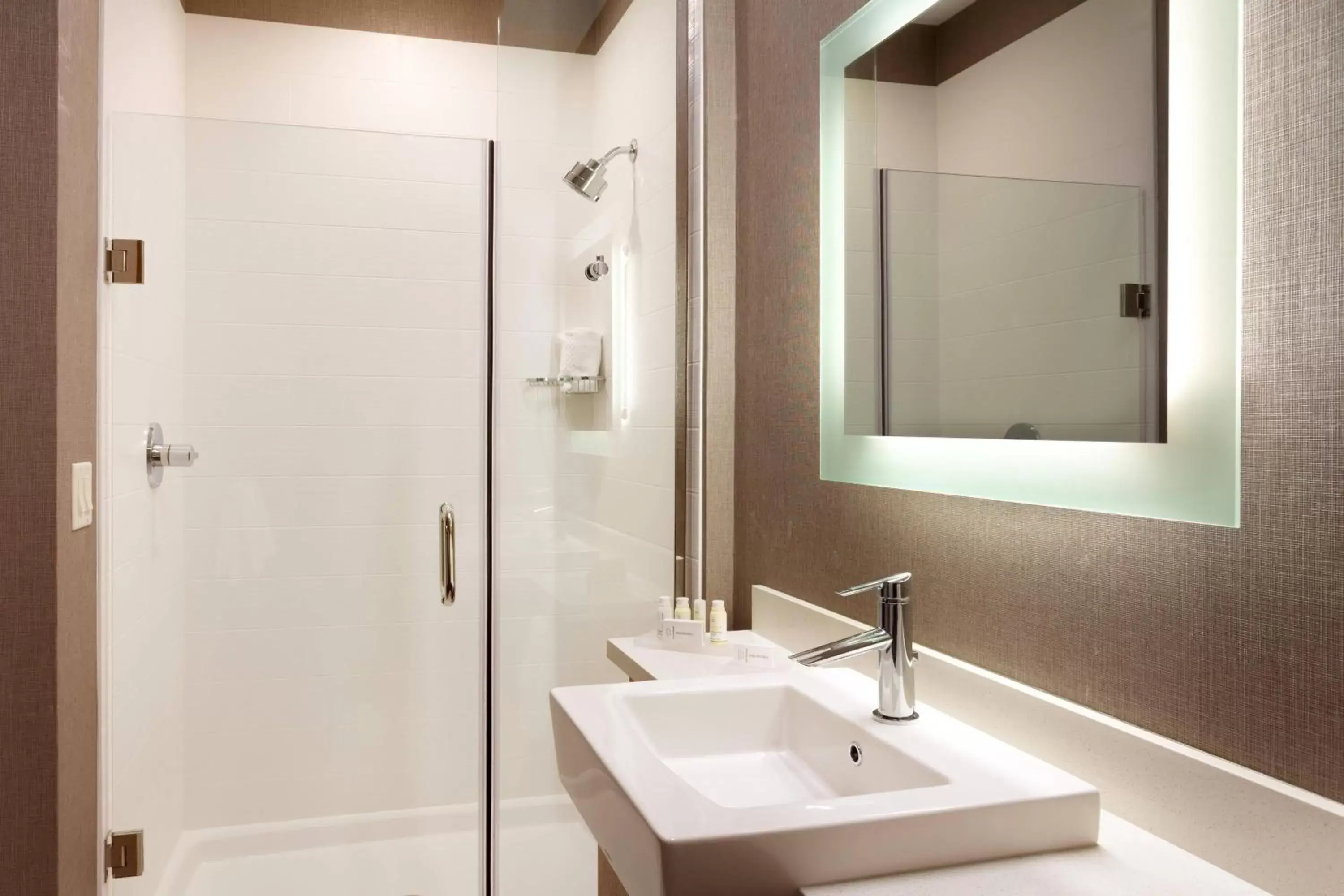 Bathroom in SpringHill Suites by Marriott Coralville