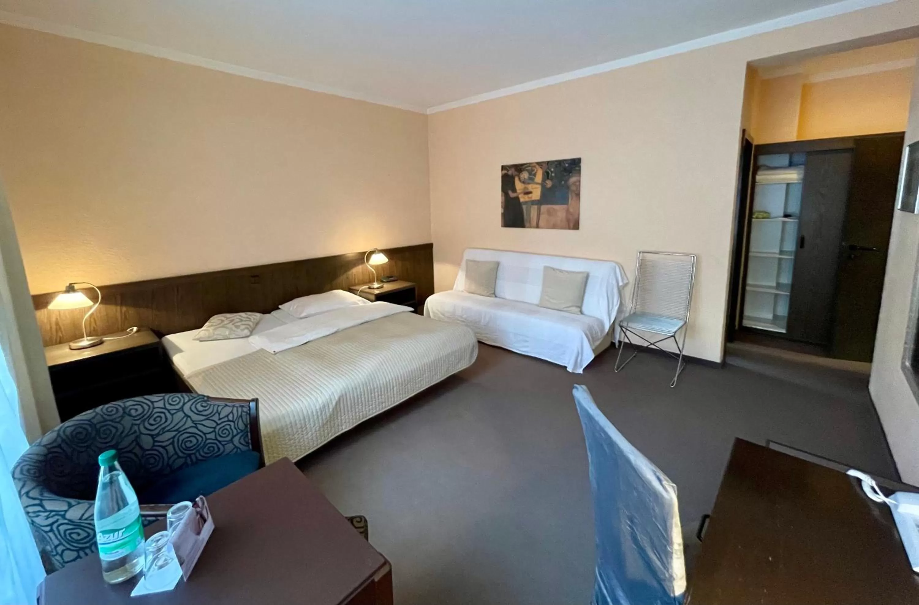 Bed in Hotel Brunnenhof