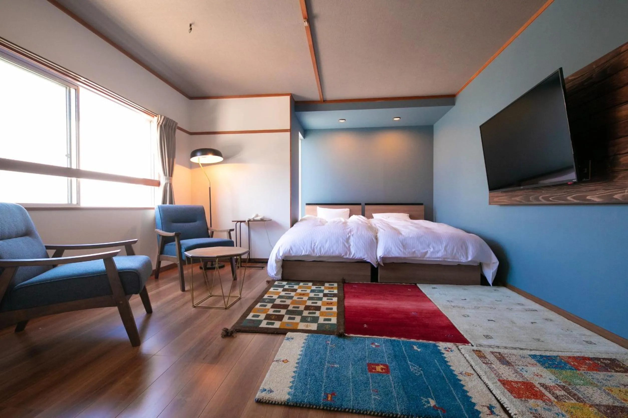 Photo of the whole room, Bed in Kunisakisou