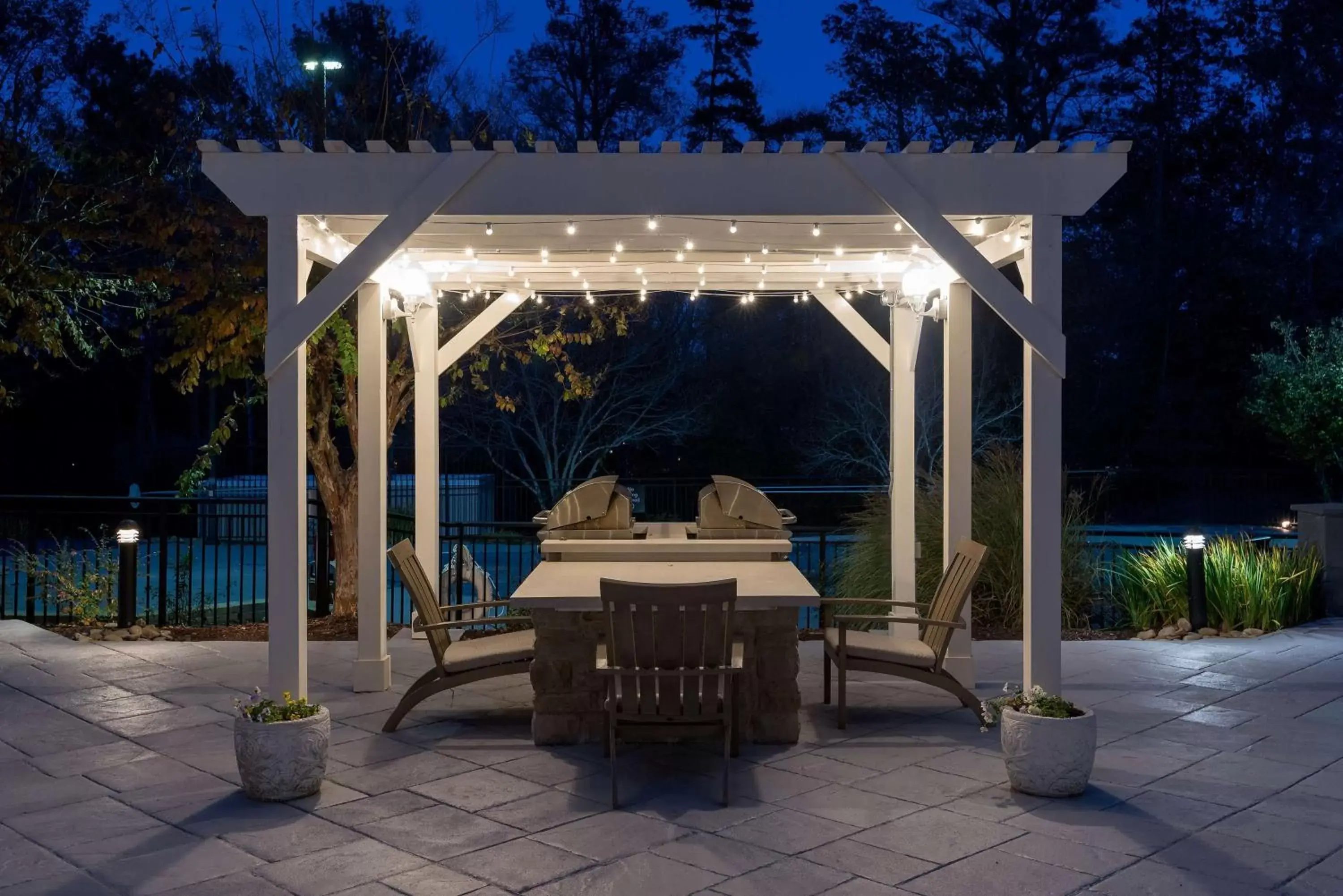 Patio in Homewood Suites by Hilton Raleigh/Cary