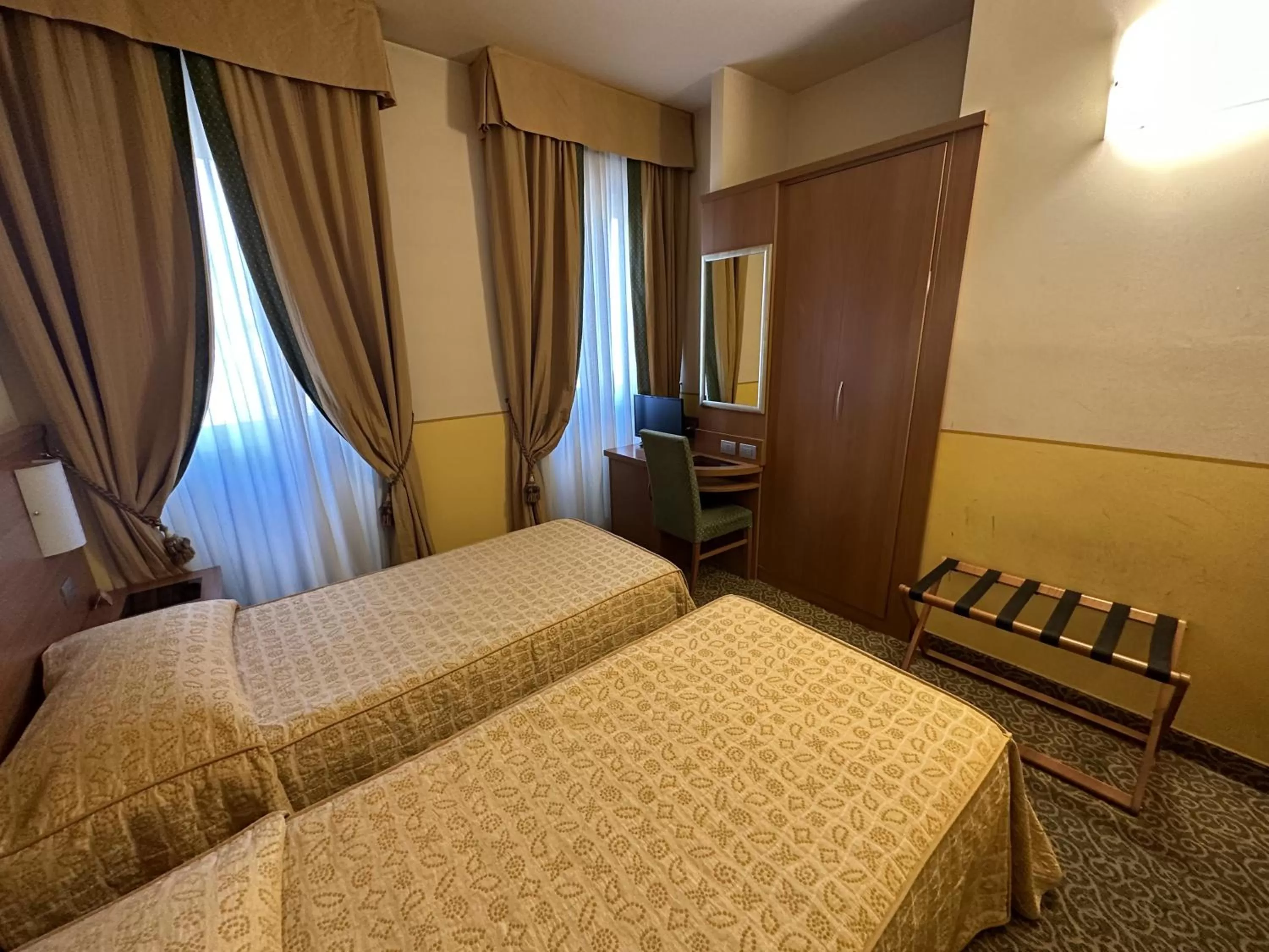 Bed in Hotel Kristall