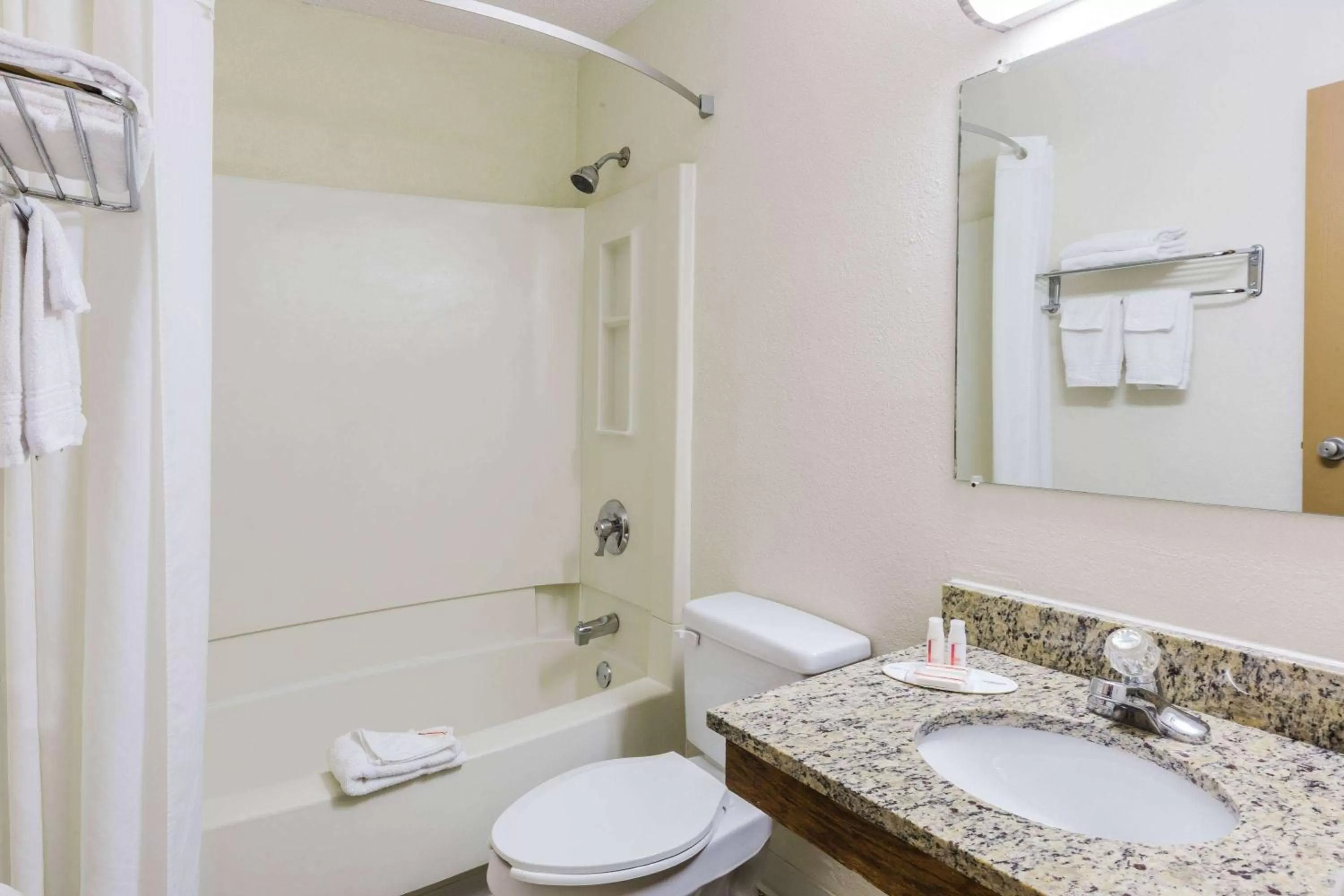 Bathroom in Super 8 by Wyndham East Stroudsburg - Poconos