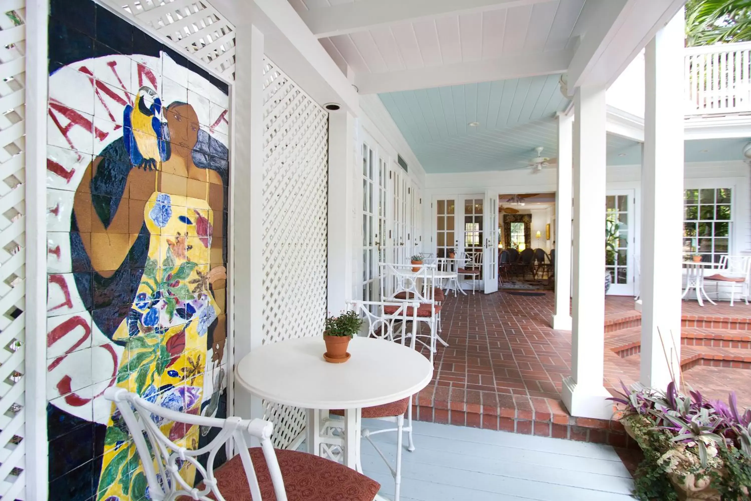 Patio in The Gardens Hotel