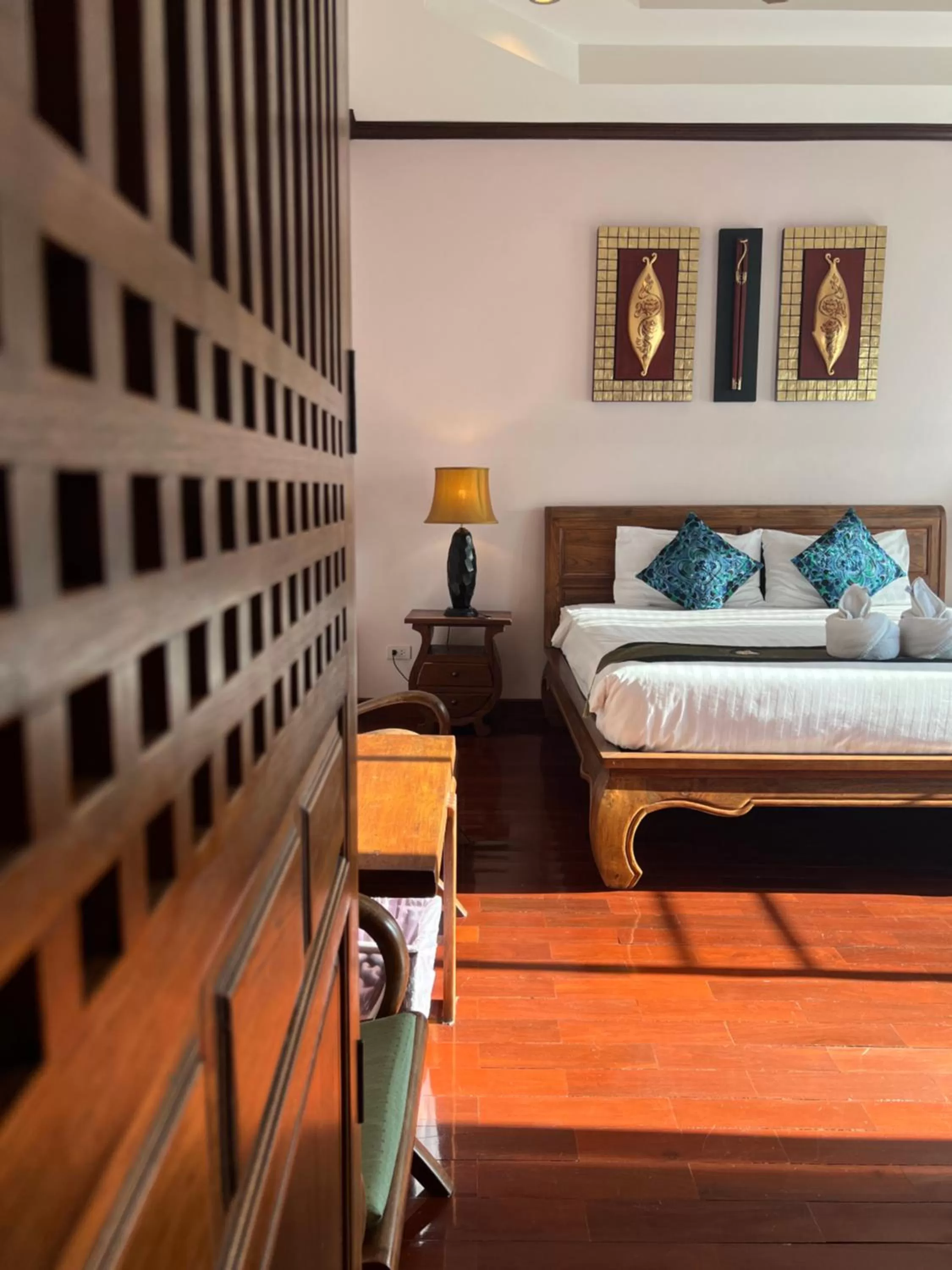 Bed in Pha Thai House