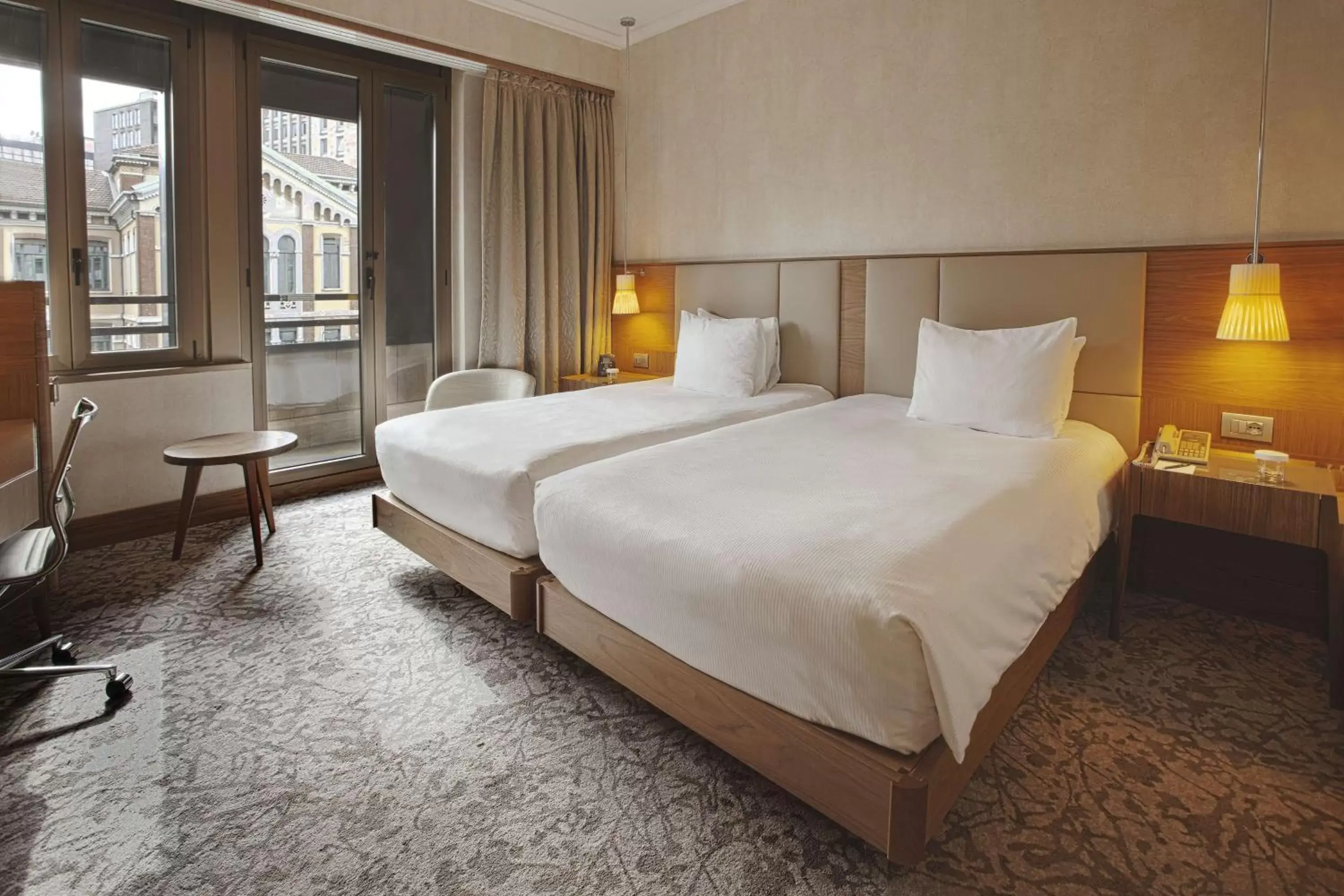 Bed in Hilton Milan