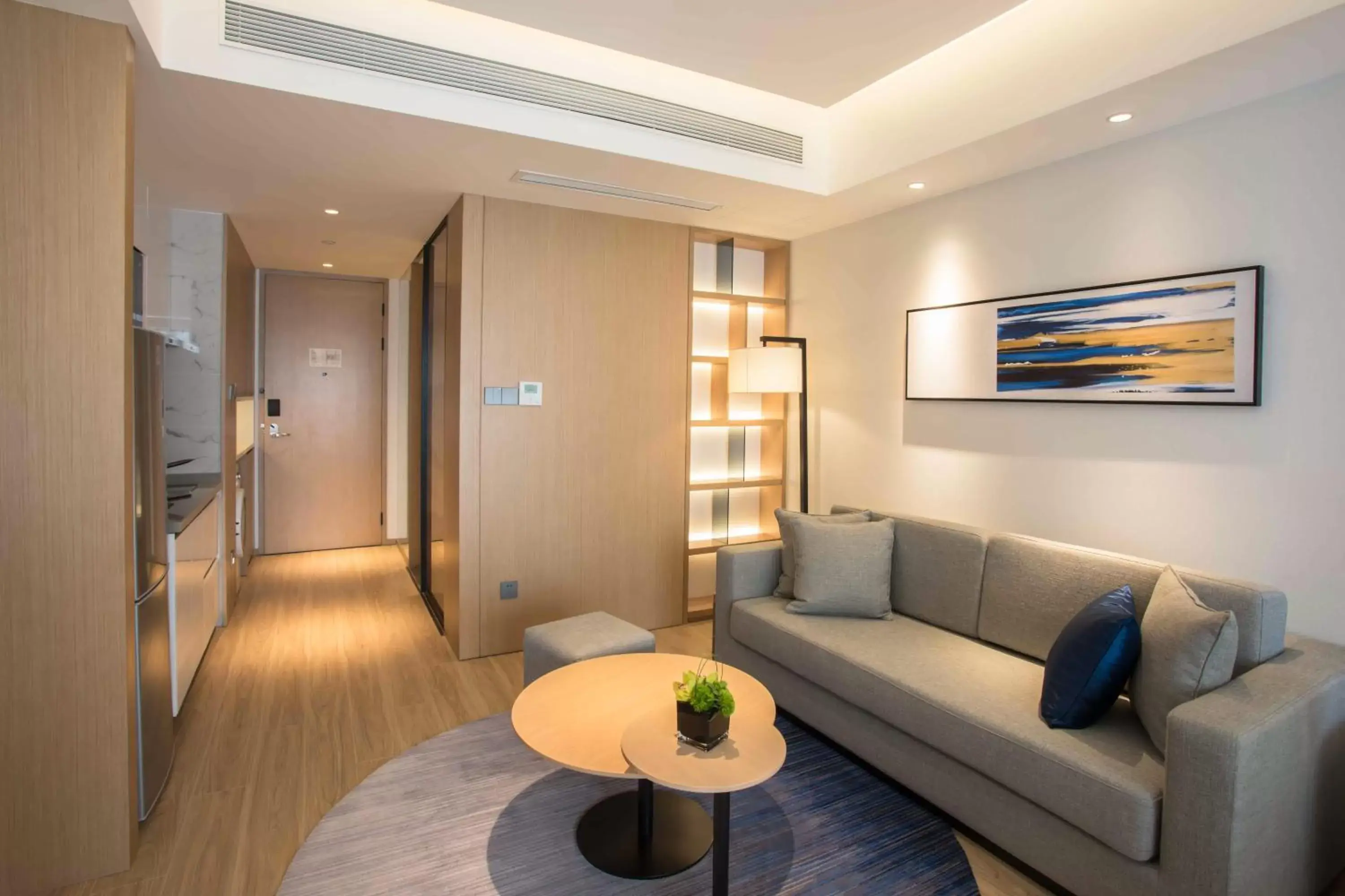 Living room, Seating Area in Shama Serviced Apartments Zijingang Hangzhou