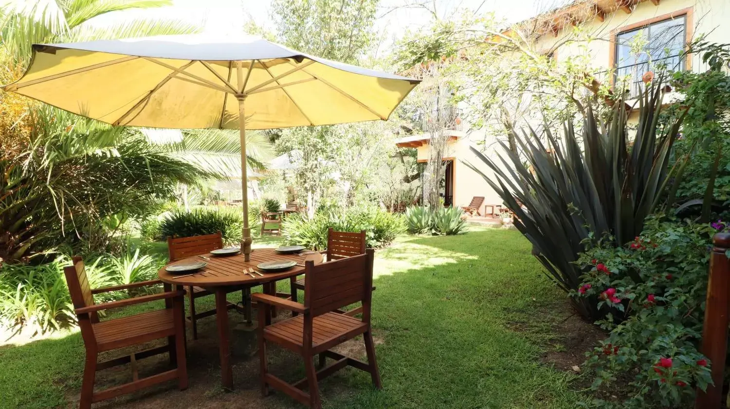 View (from property/room), Garden in Hotel Casa de Familia de San Cristobal