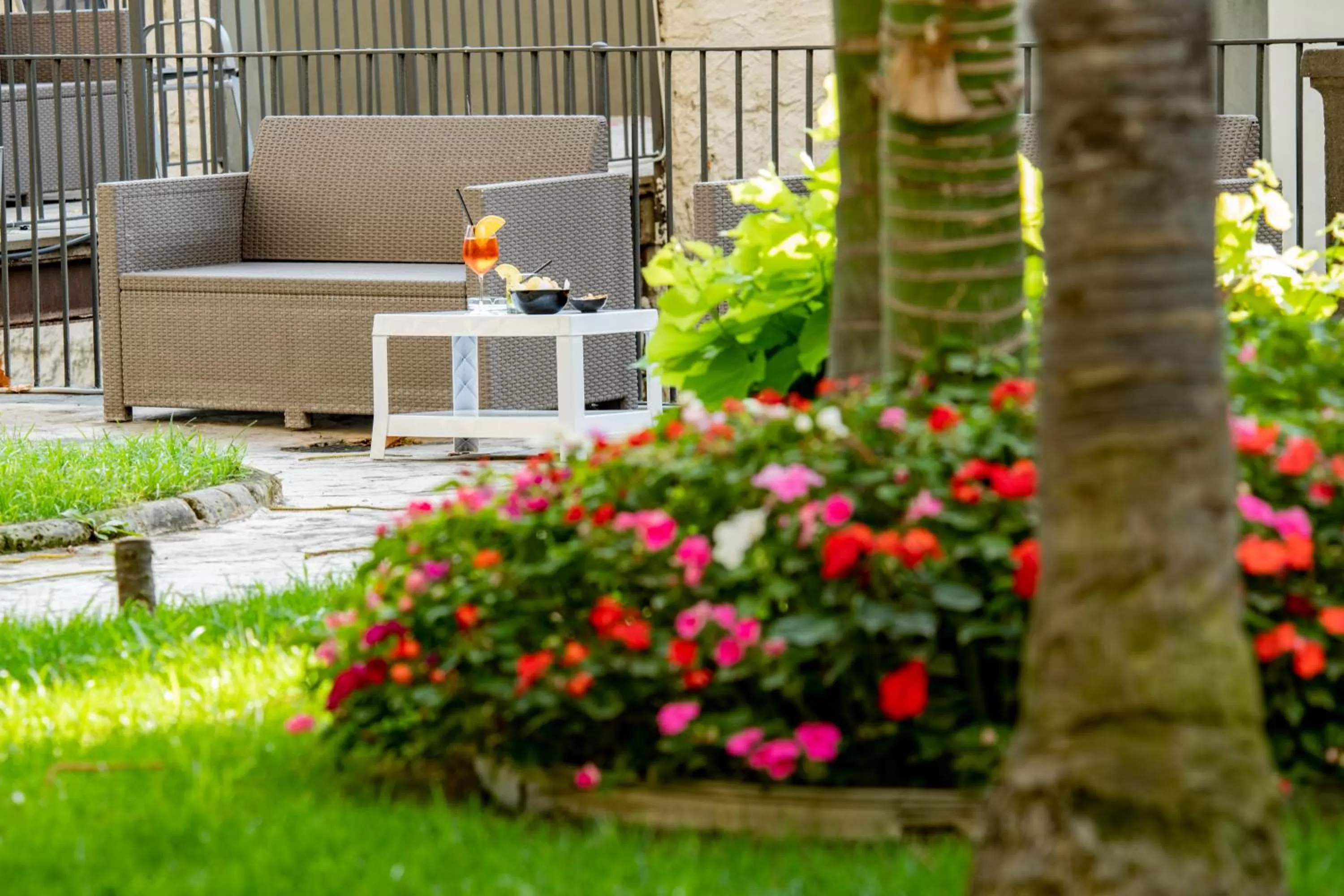 Patio in Villa Elisio Hotel & Spa