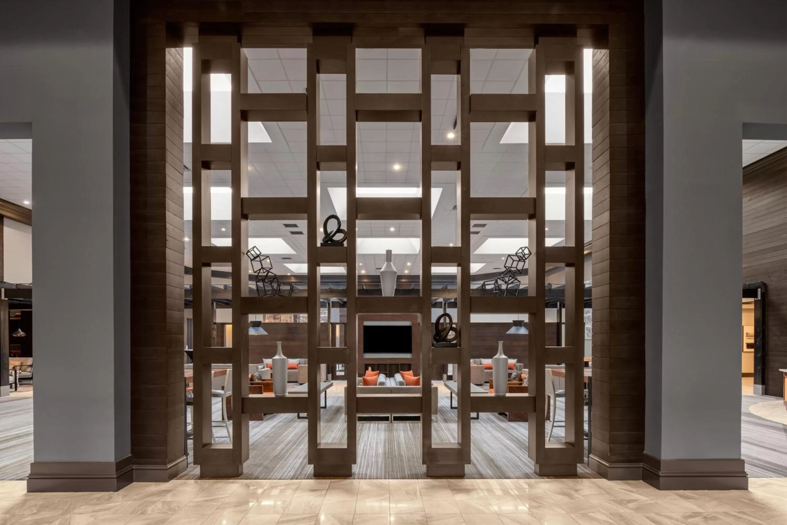 Lobby or reception in Pittsburgh Marriott North