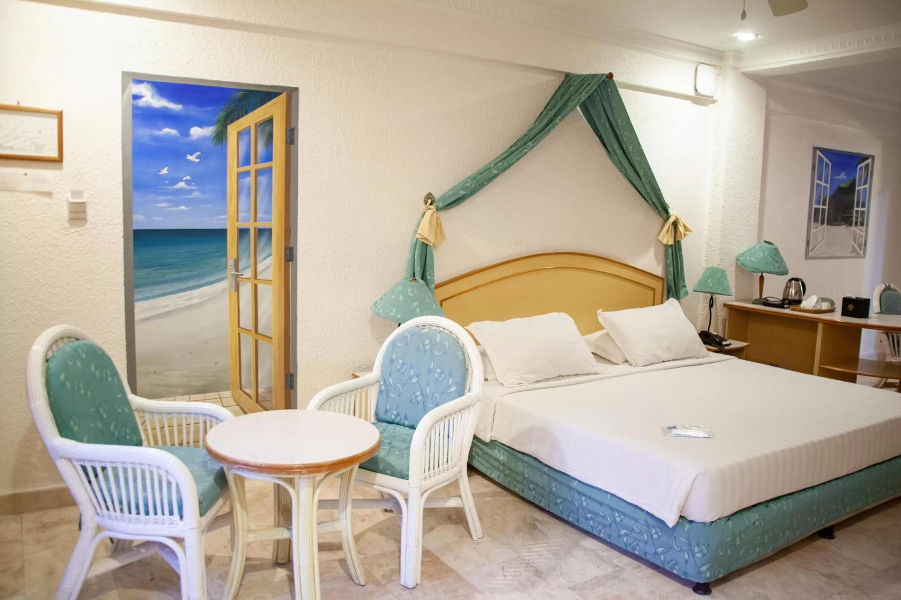 Bed in Clarkton Hotel Apartment