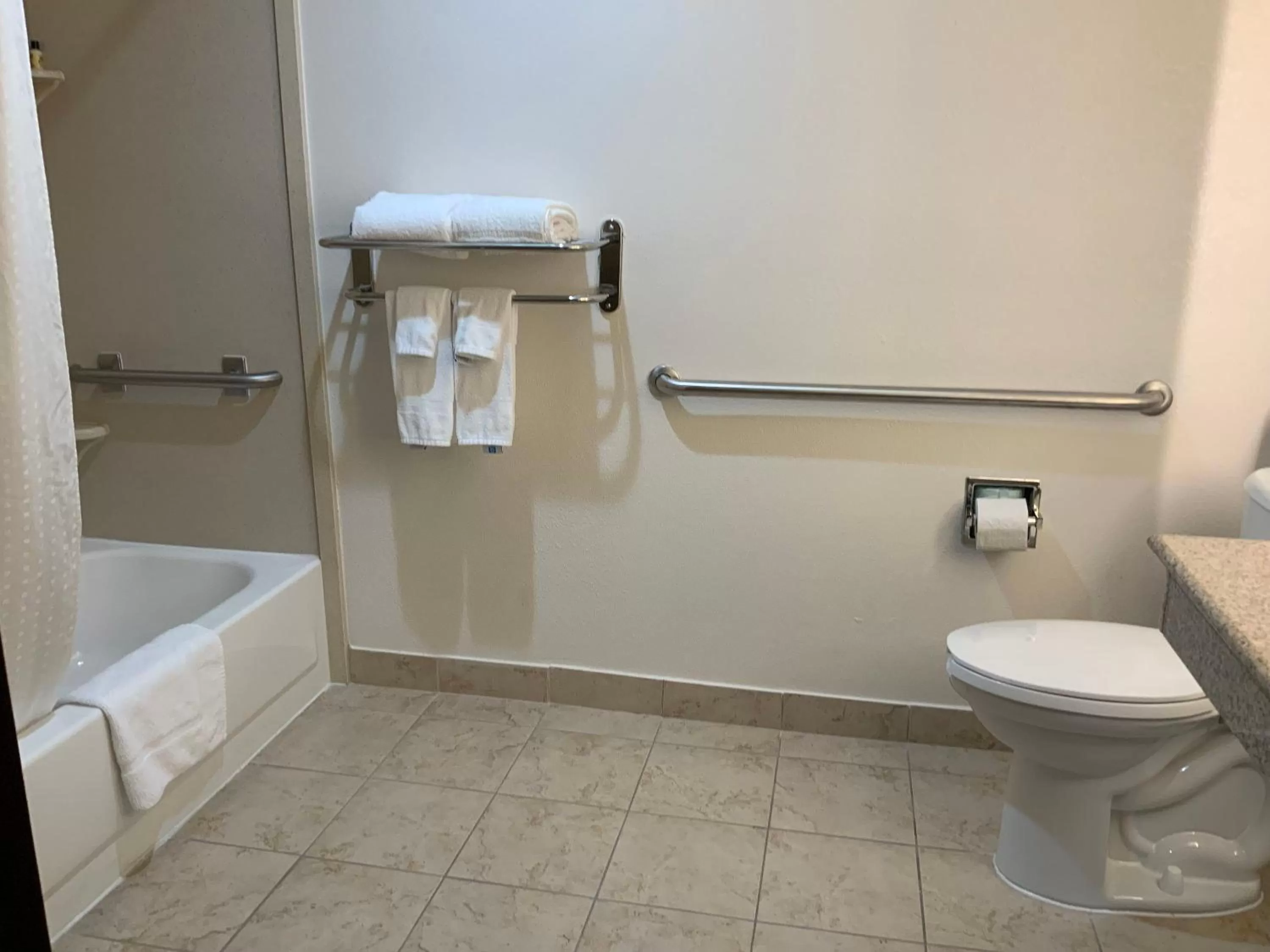 Bathroom in Wingate by Wyndham Jackson Ridgeland