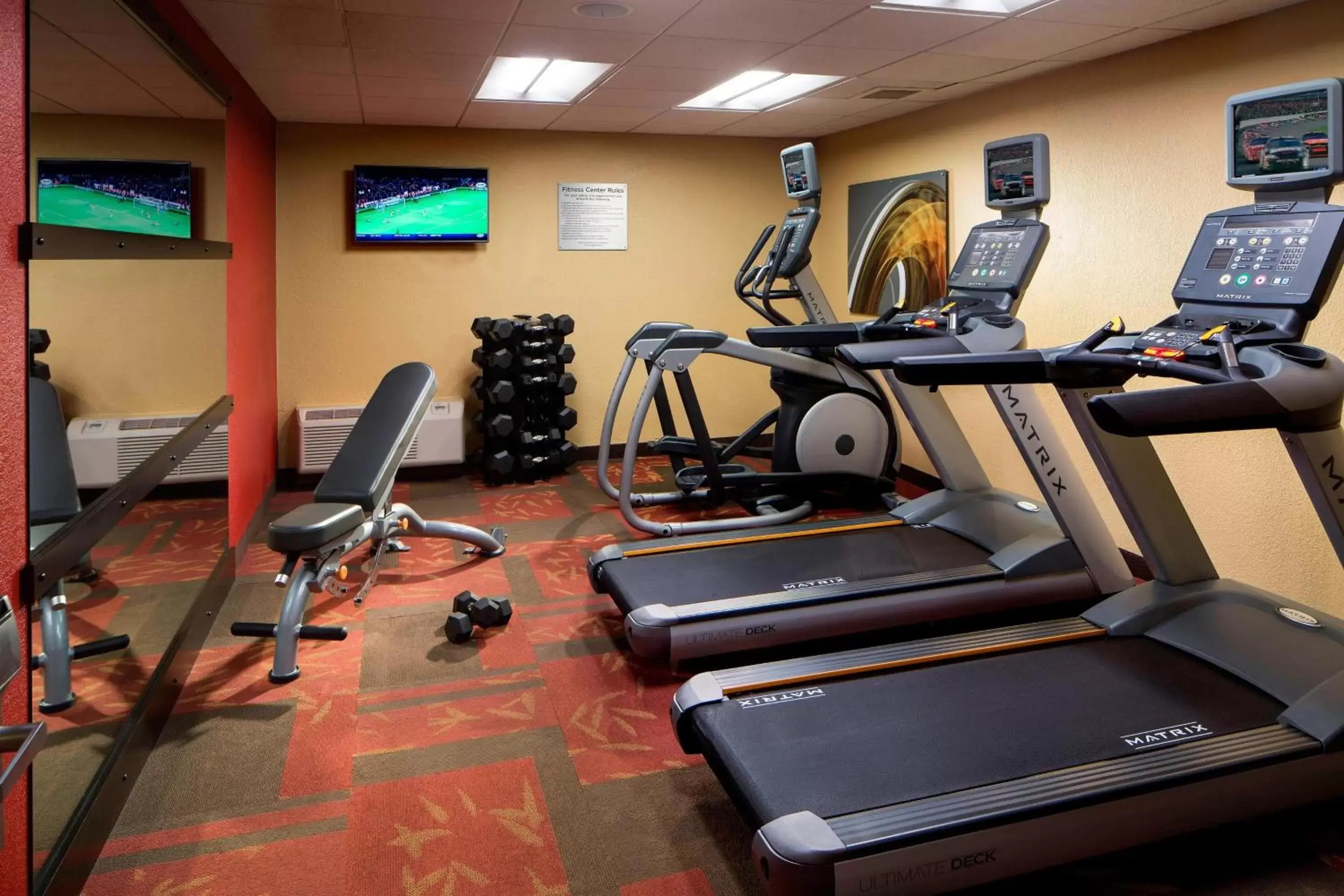 Fitness centre/facilities, Fitness Center/Facilities in Courtyard by Marriott Fort Lauderdale Plantation