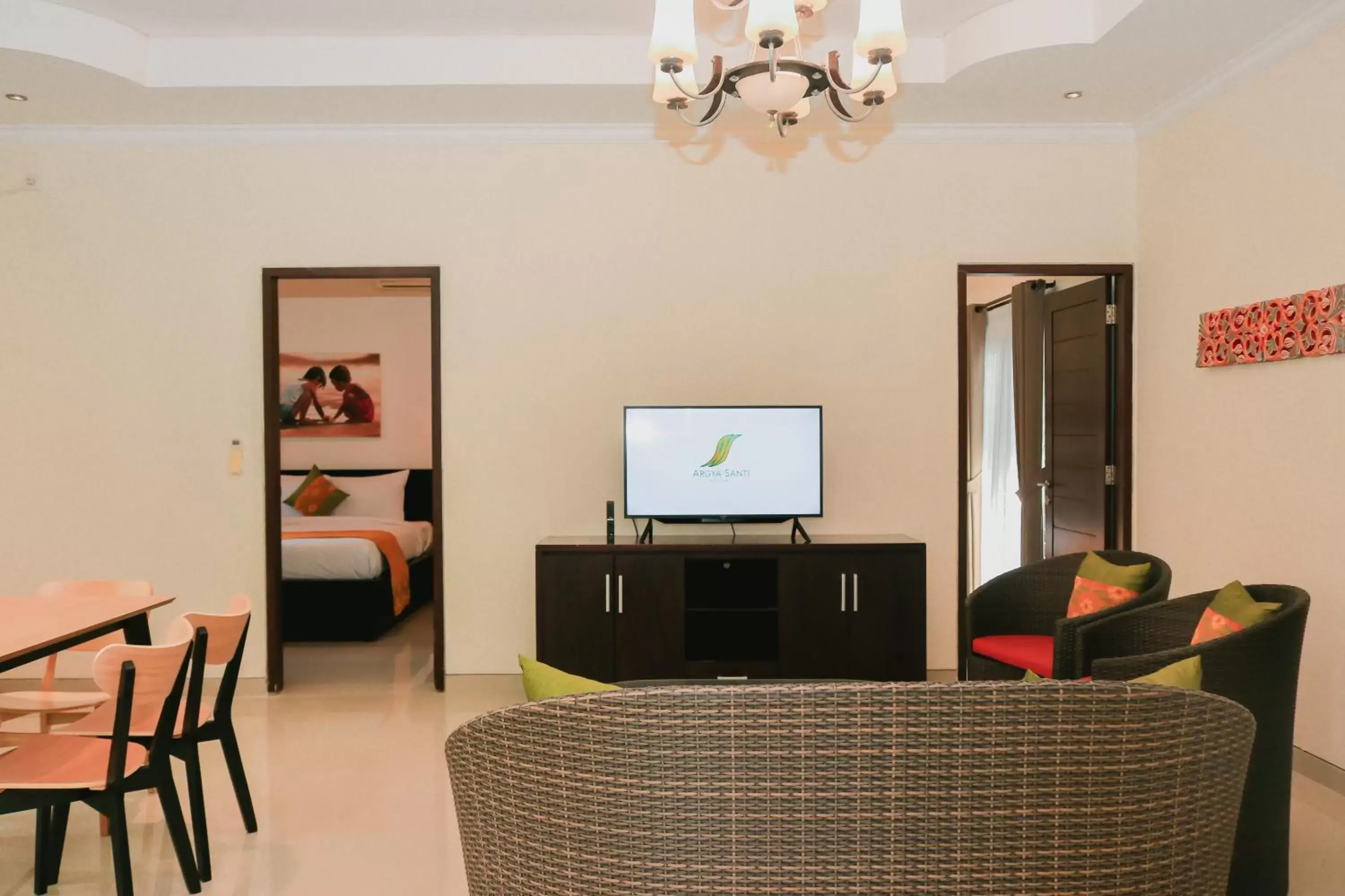 Living room, TV/Entertainment Center in Argya Santi Resort