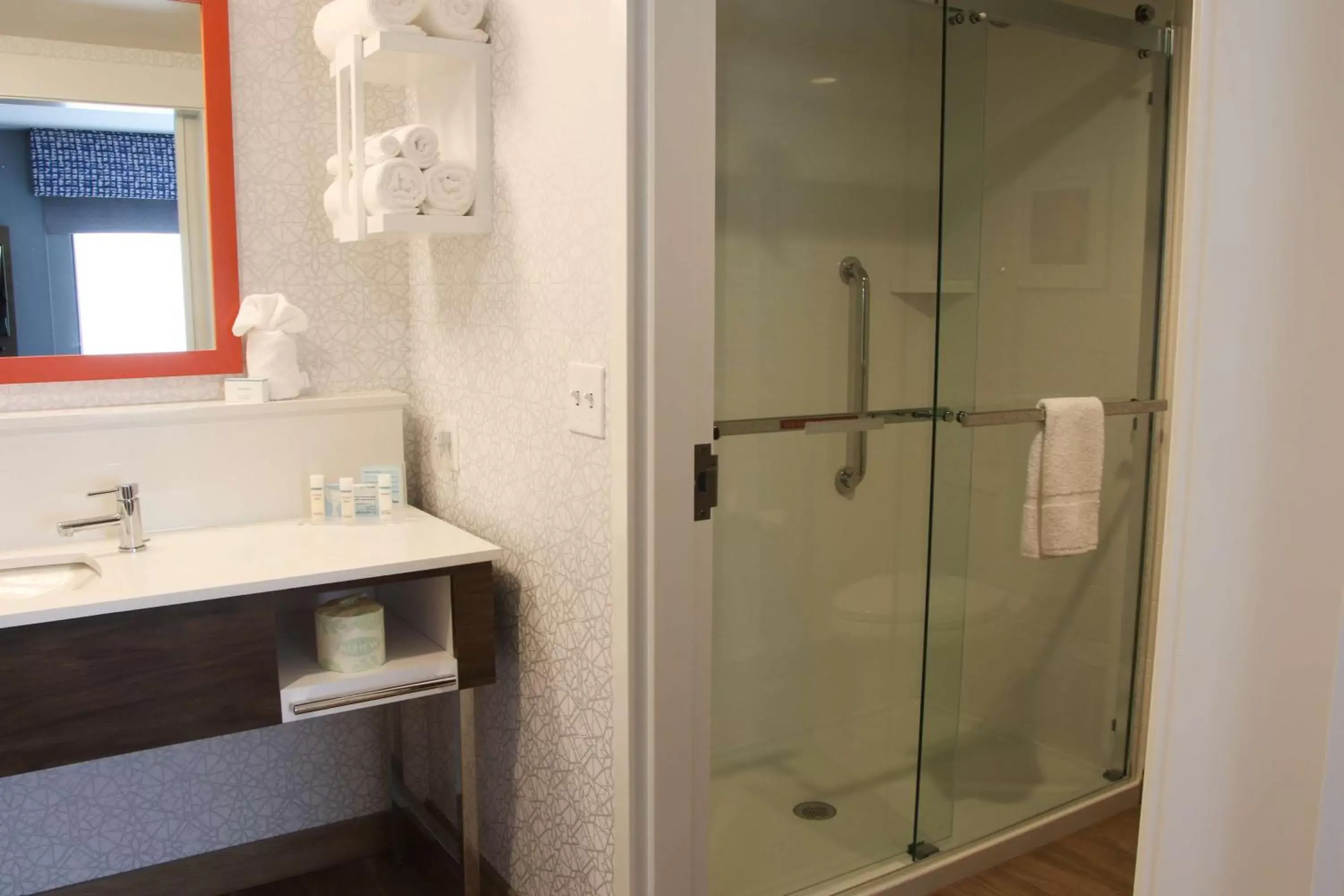 Bathroom in Hampton Inn & Suites Olean, Ny Bathroom in Hampton Inn & Suites Olean, Ny