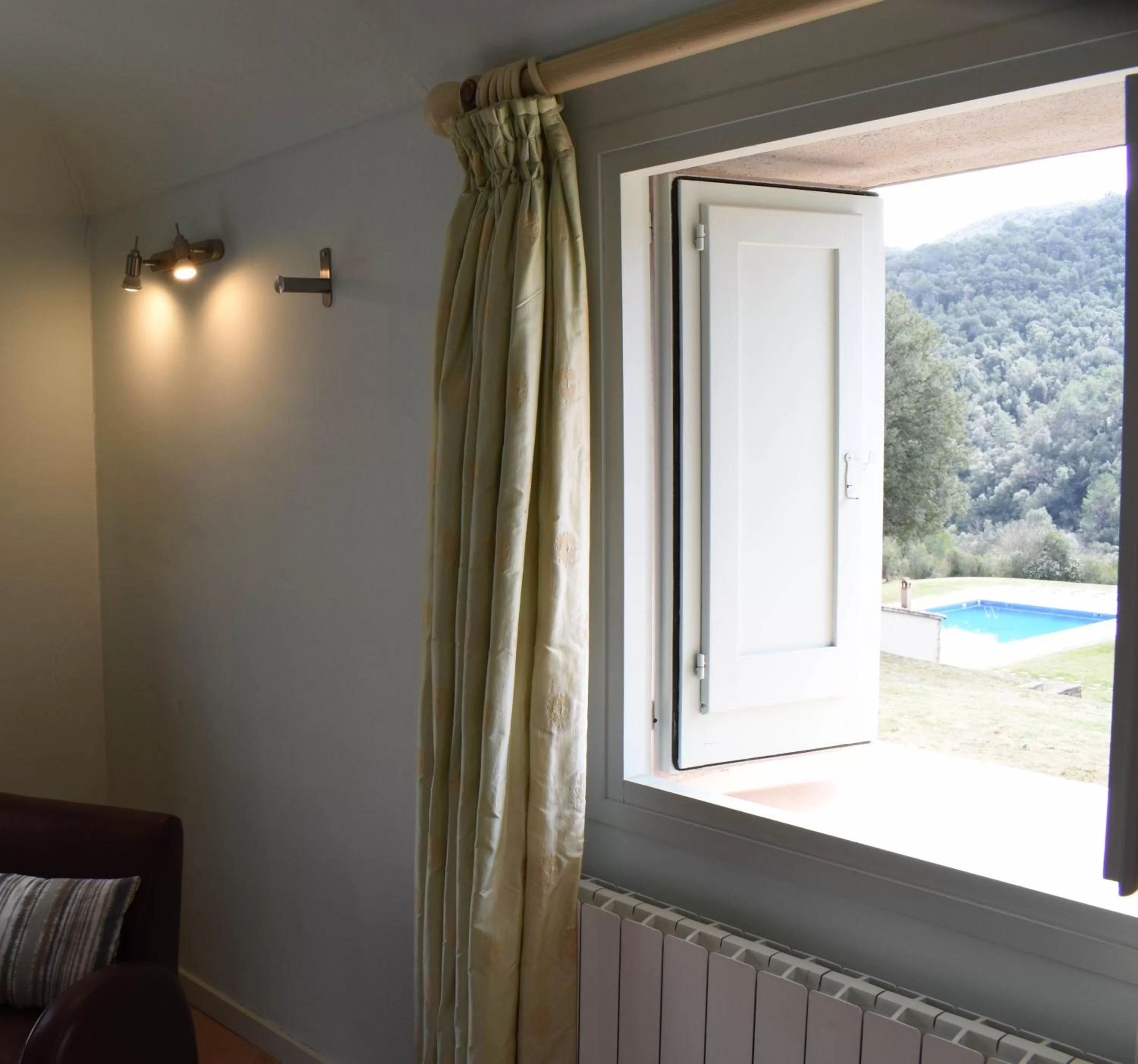 Pool view in B&B Can Jan