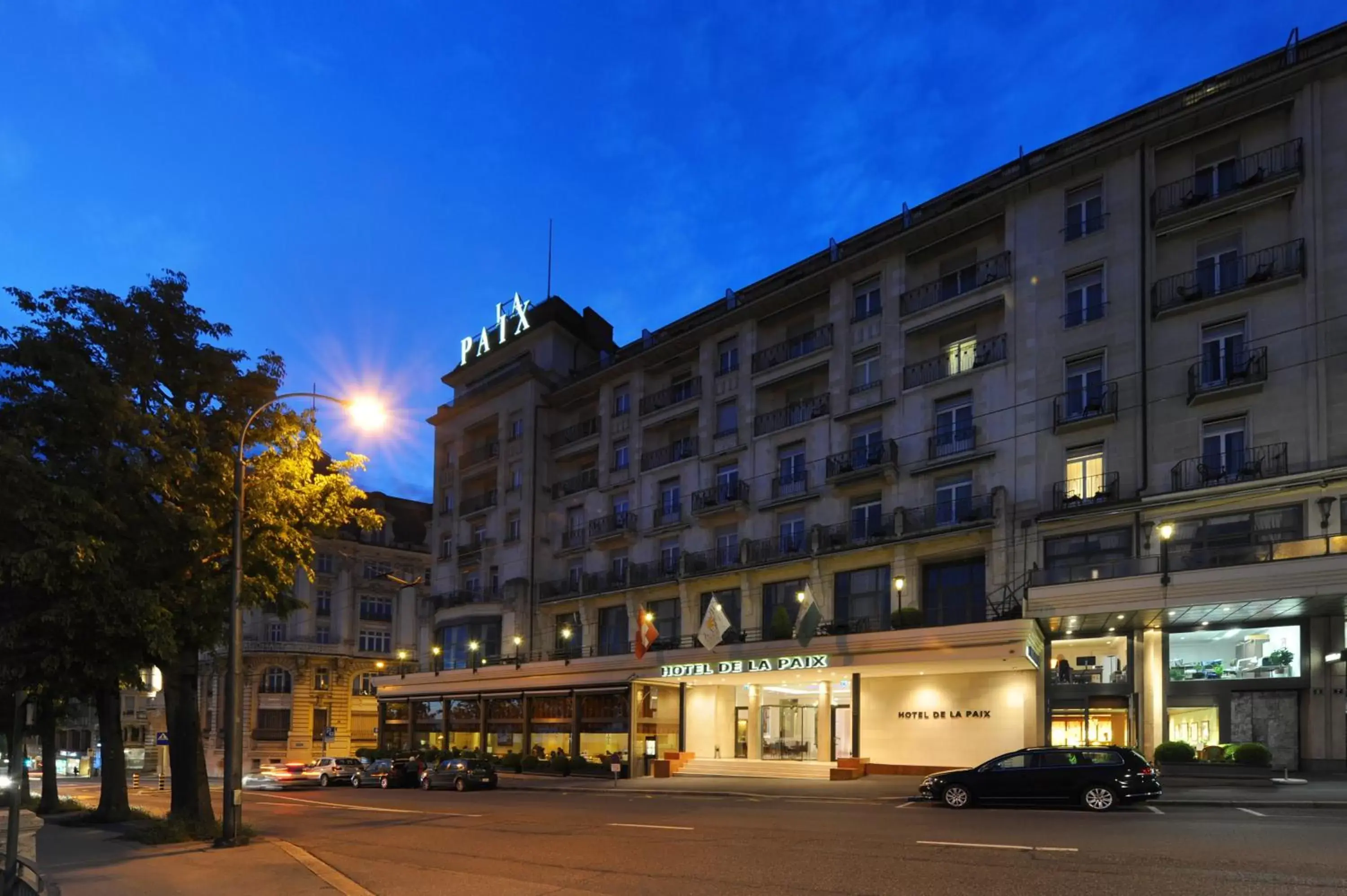 Facade/entrance, Property Building in Hôtel de la Paix Lausanne