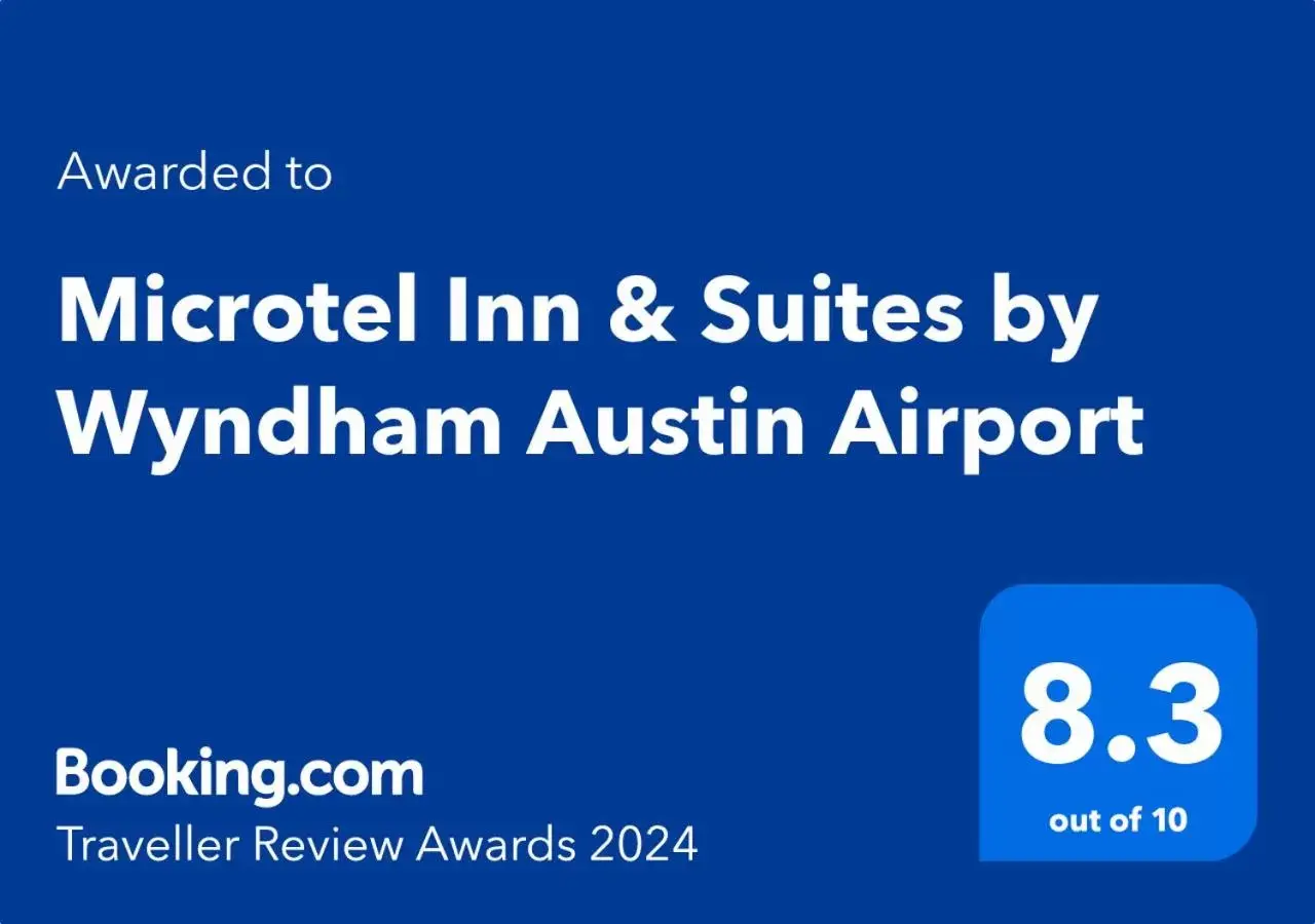 Certificate/Award, Logo/Certificate/Sign/Award in Microtel Inn & Suites by Wyndham Austin Airport