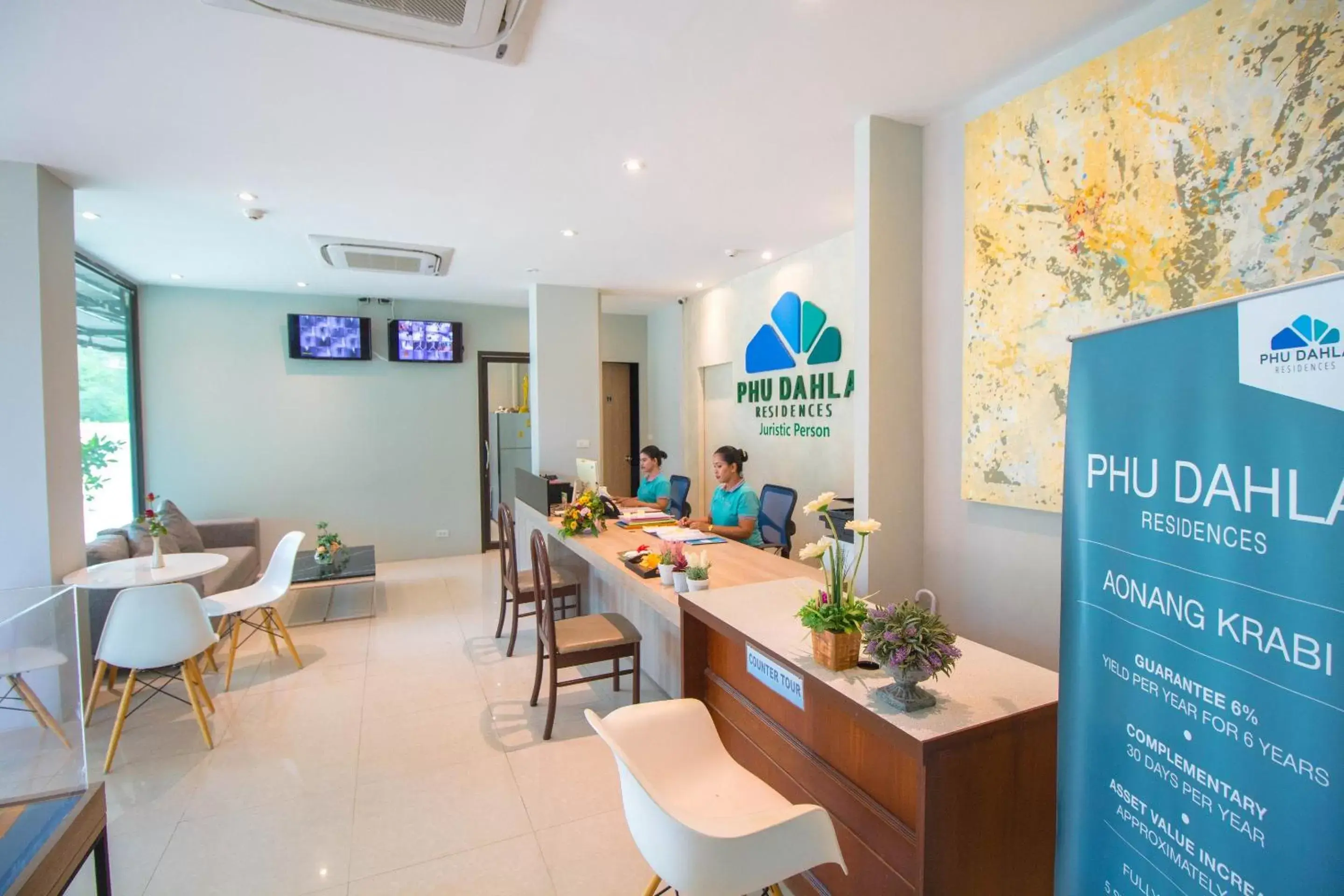 Lobby or reception, Restaurant/Places to Eat in Phu Dahla Residences