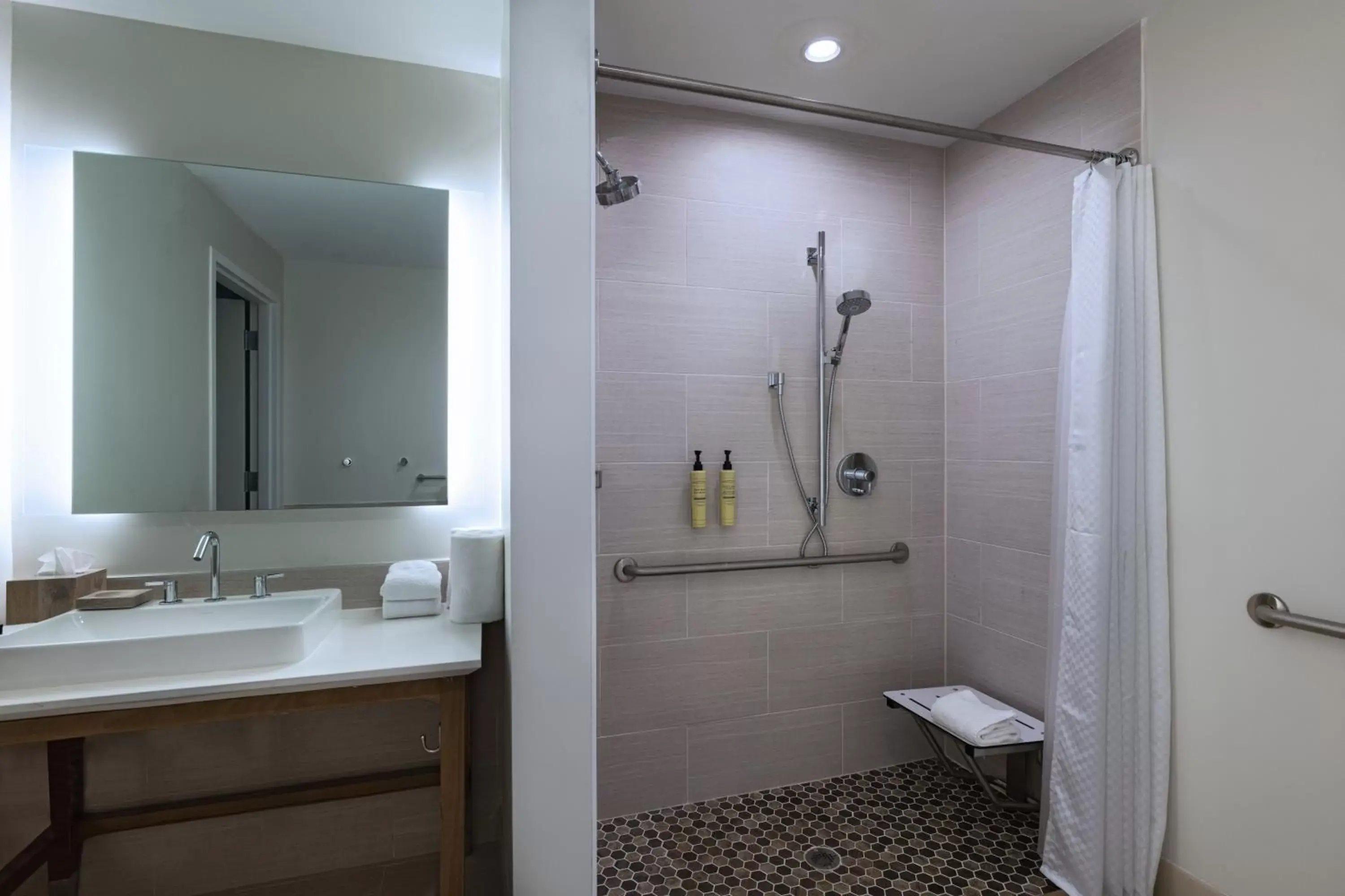 acessibility, Bathroom in Element Dallas Las Colinas
