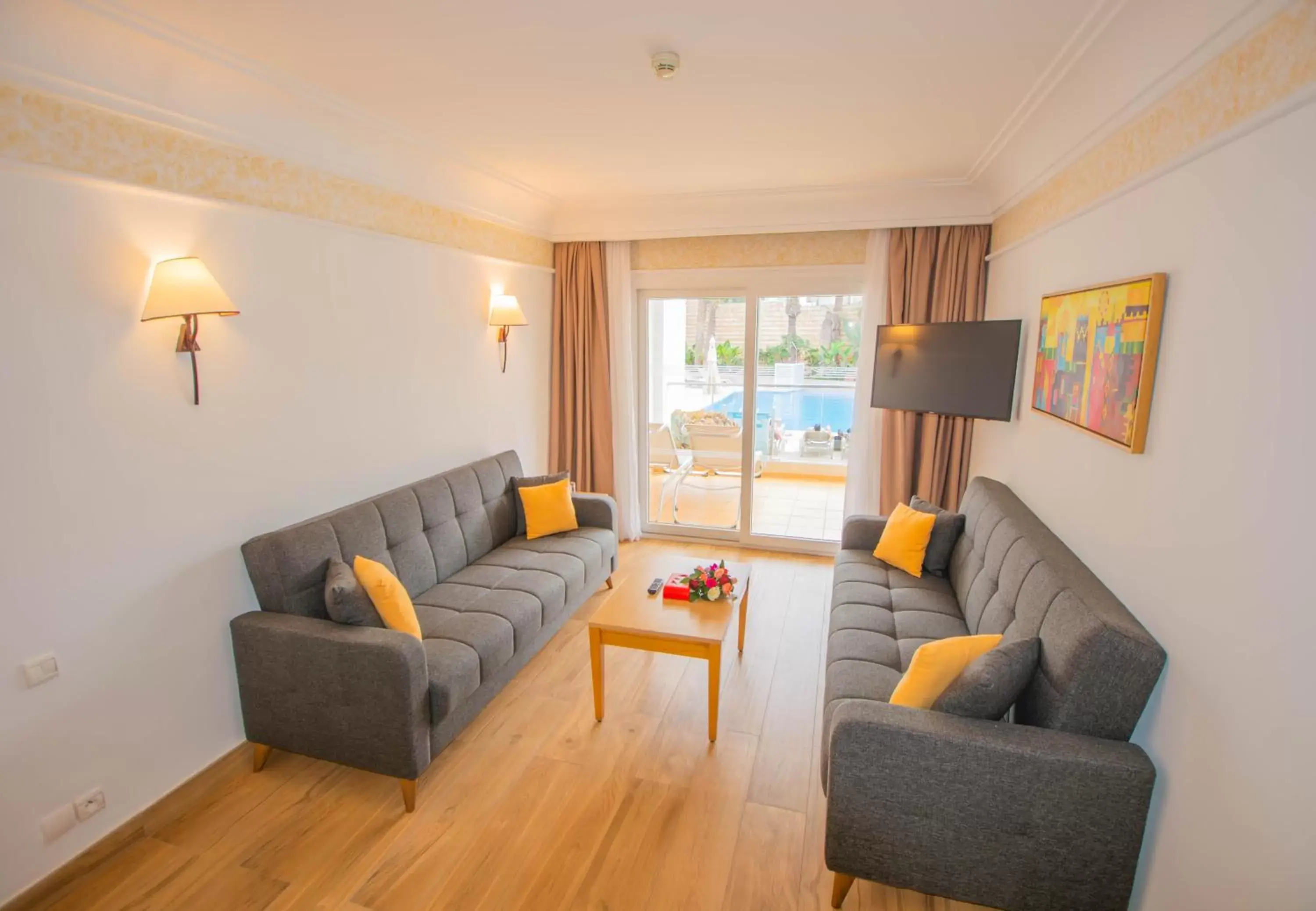 Living room, Seating Area in Hotel Timoulay and Spa Agadir