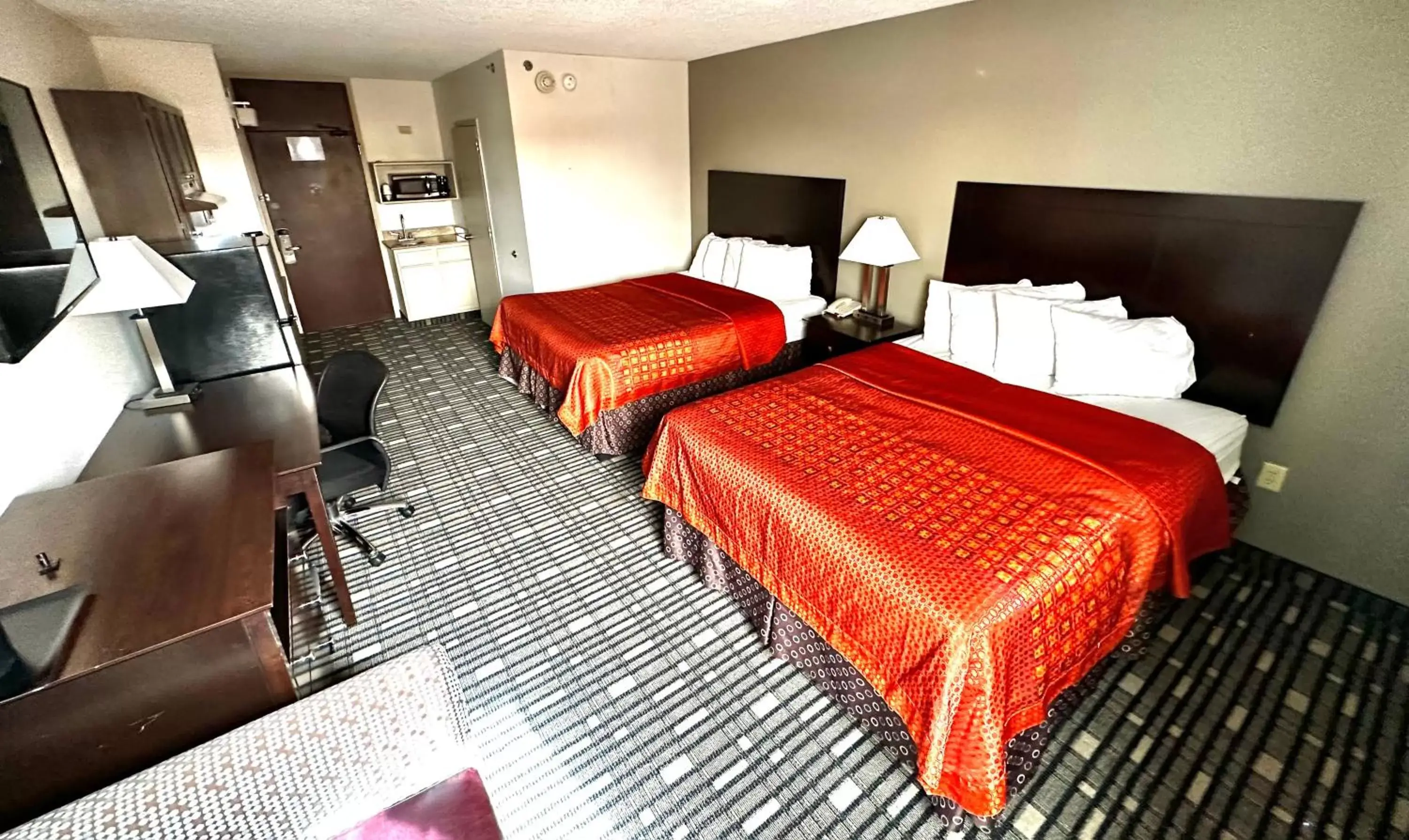 Guests, Bed in SureStay Plus Hotel by Best Western Lubbock Medical Center