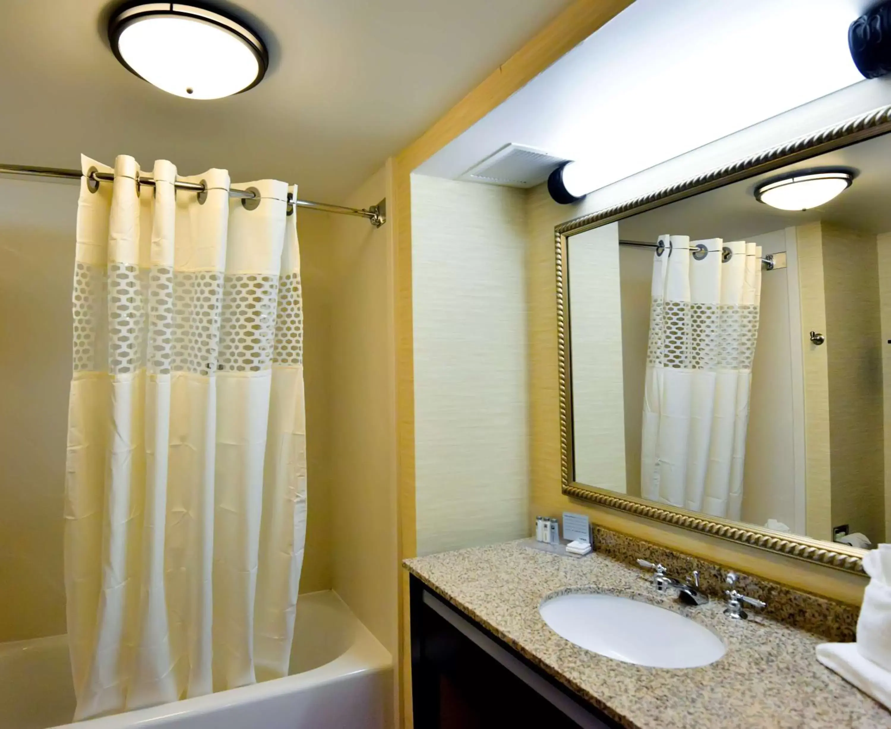 Bed, Bathroom in Hampton Inn Wilmington-Medical Park