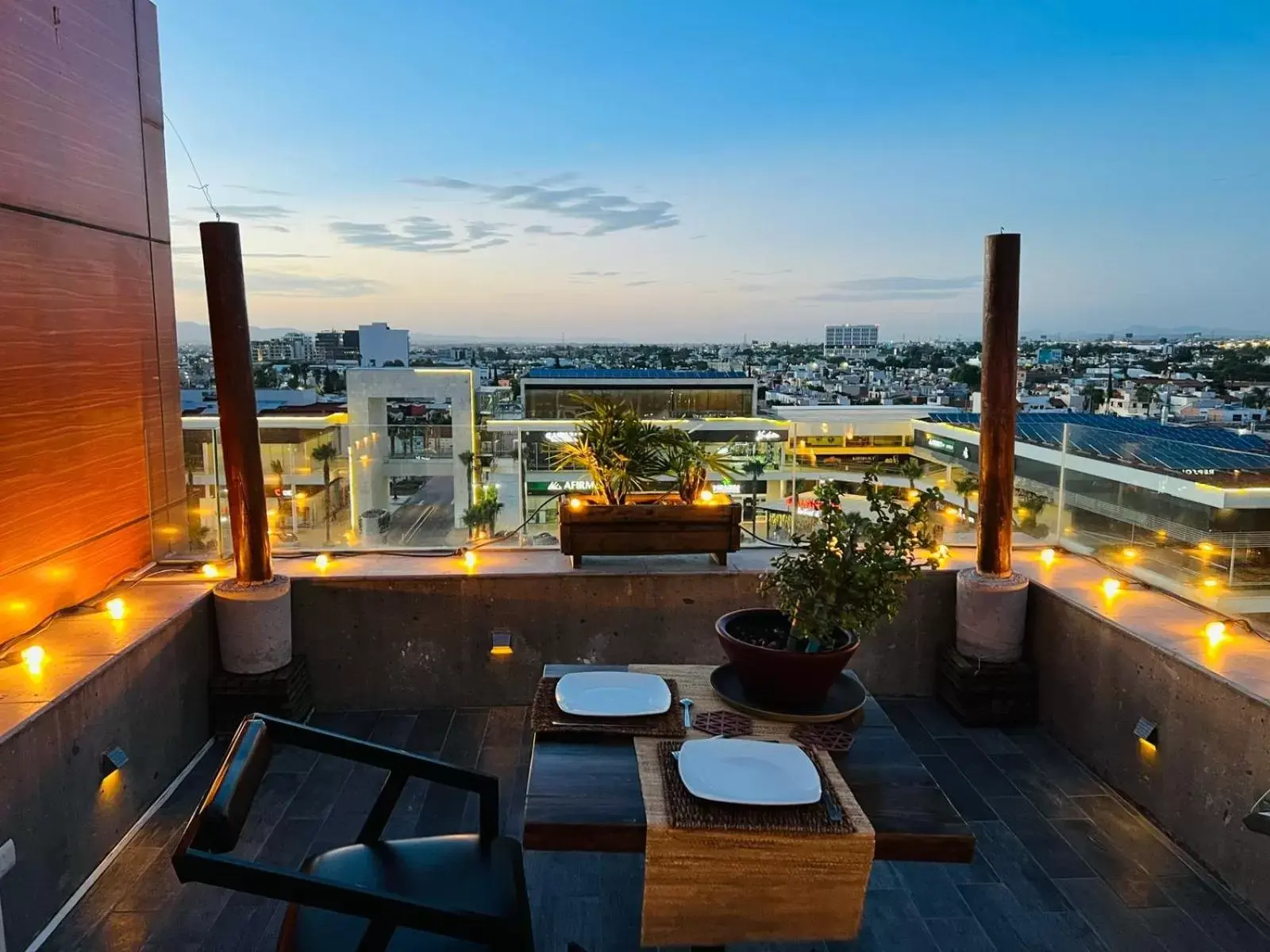 Balcony/Terrace in Hotel Business Boutique Zújmú