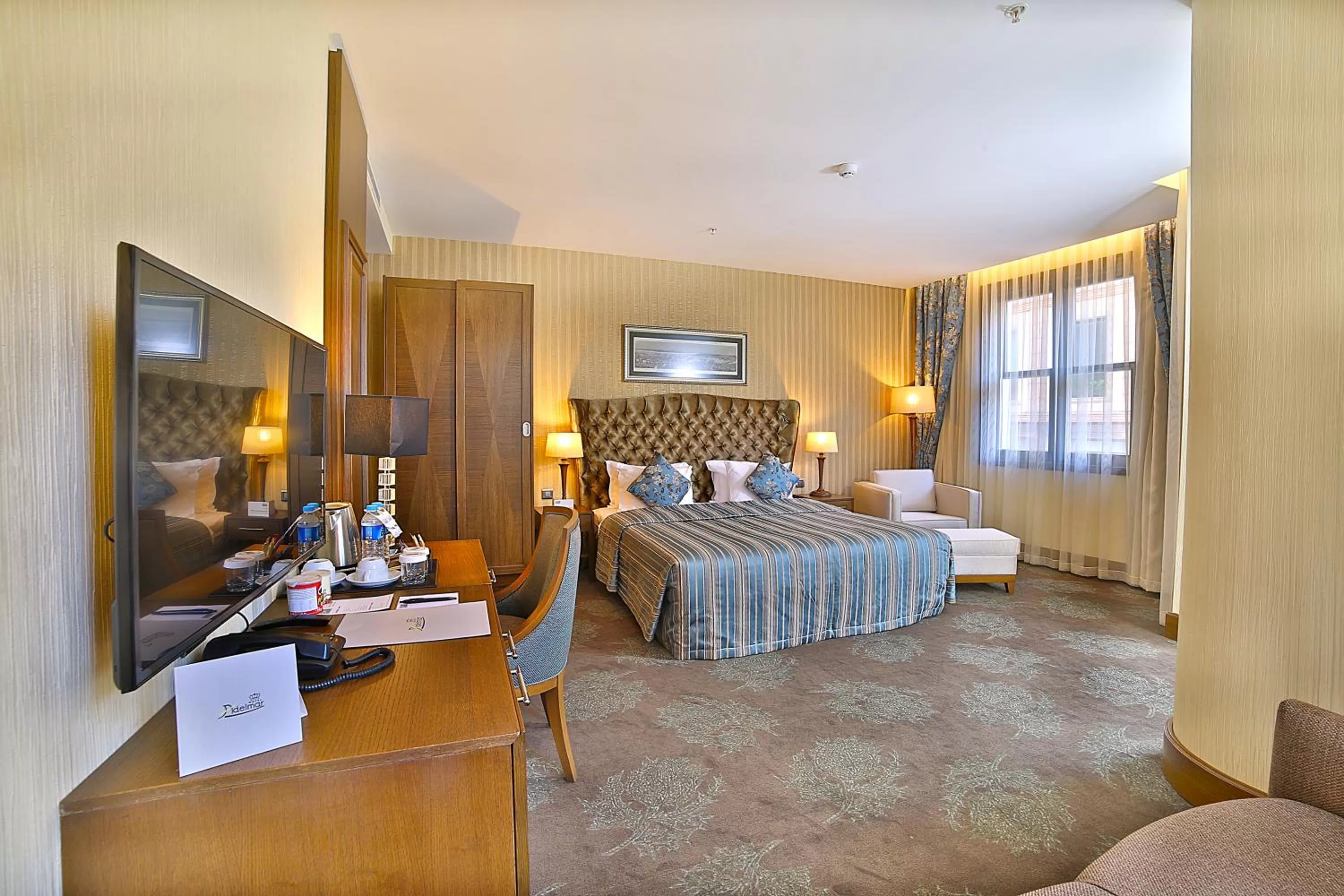 Bedroom, Bed in Adelmar Hotel Istanbul Sisli
