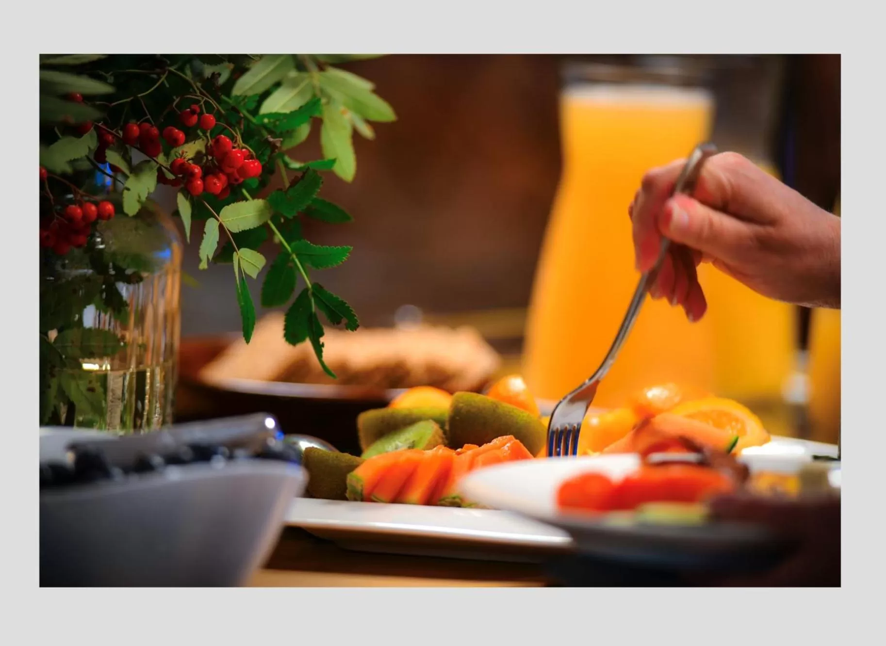 Food close-up in Hotel Aateli Lakeside