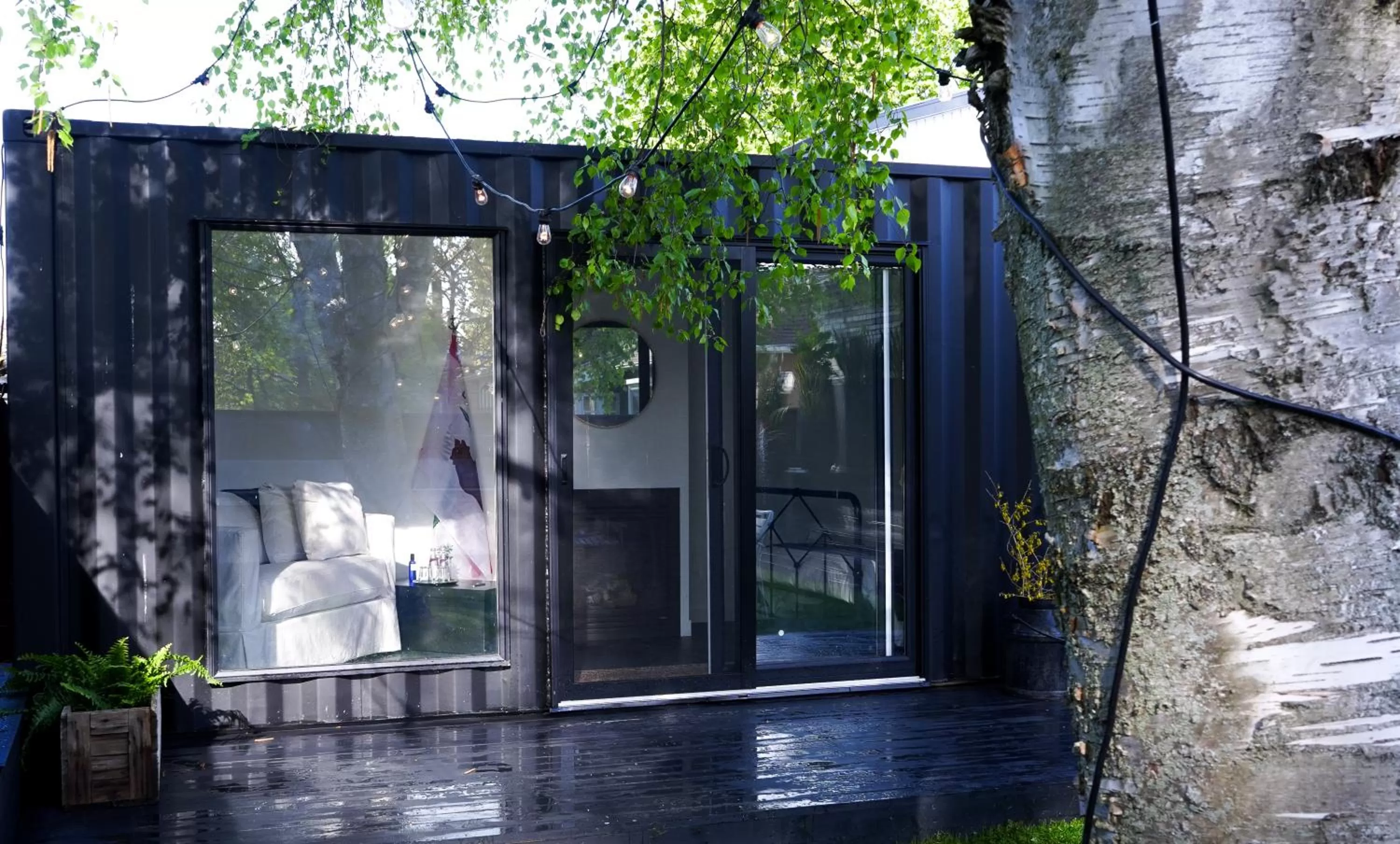 Garden view in The Lakeside Prince Edward County