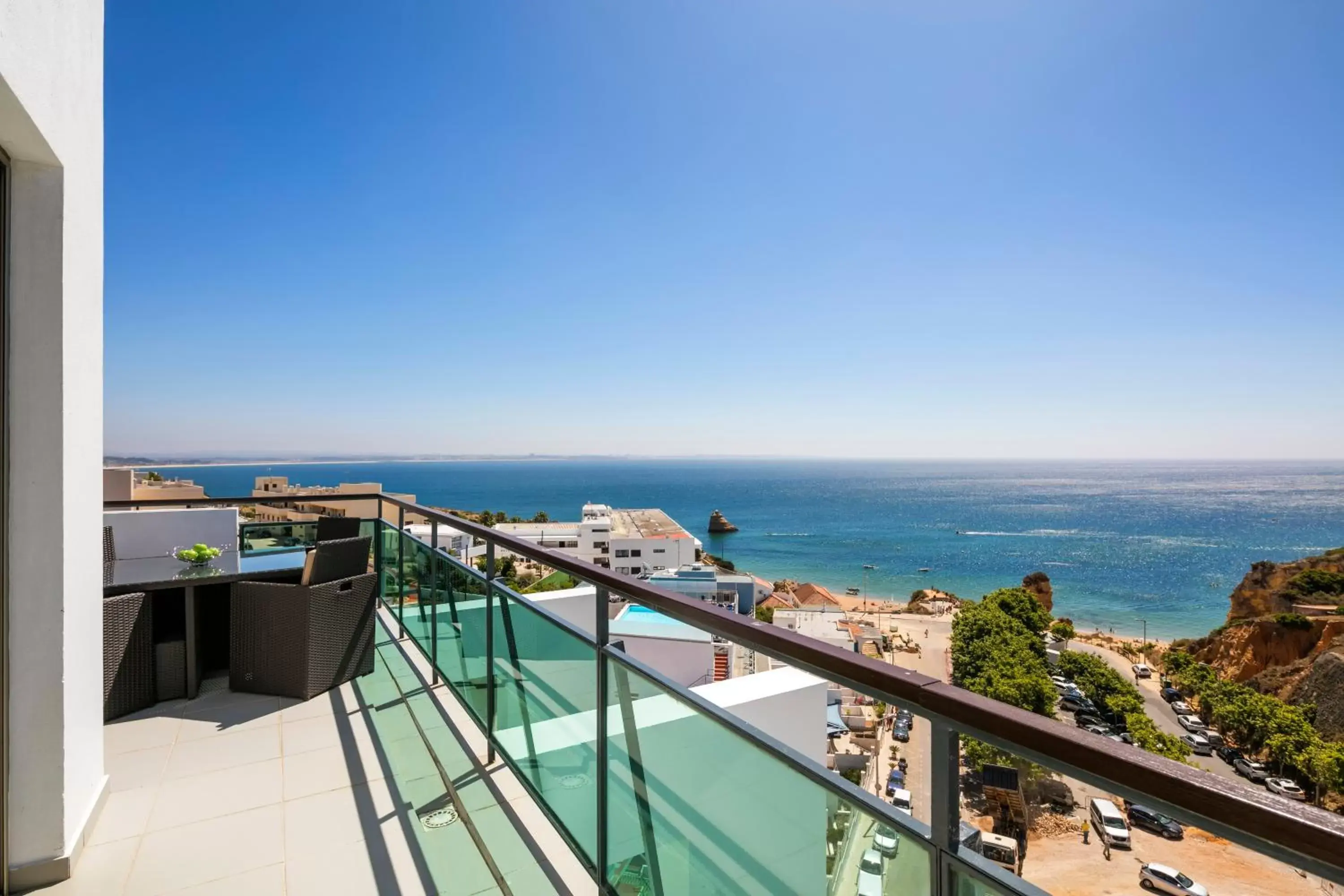 Balcony/Terrace, Sea View in Villa Doris Suites