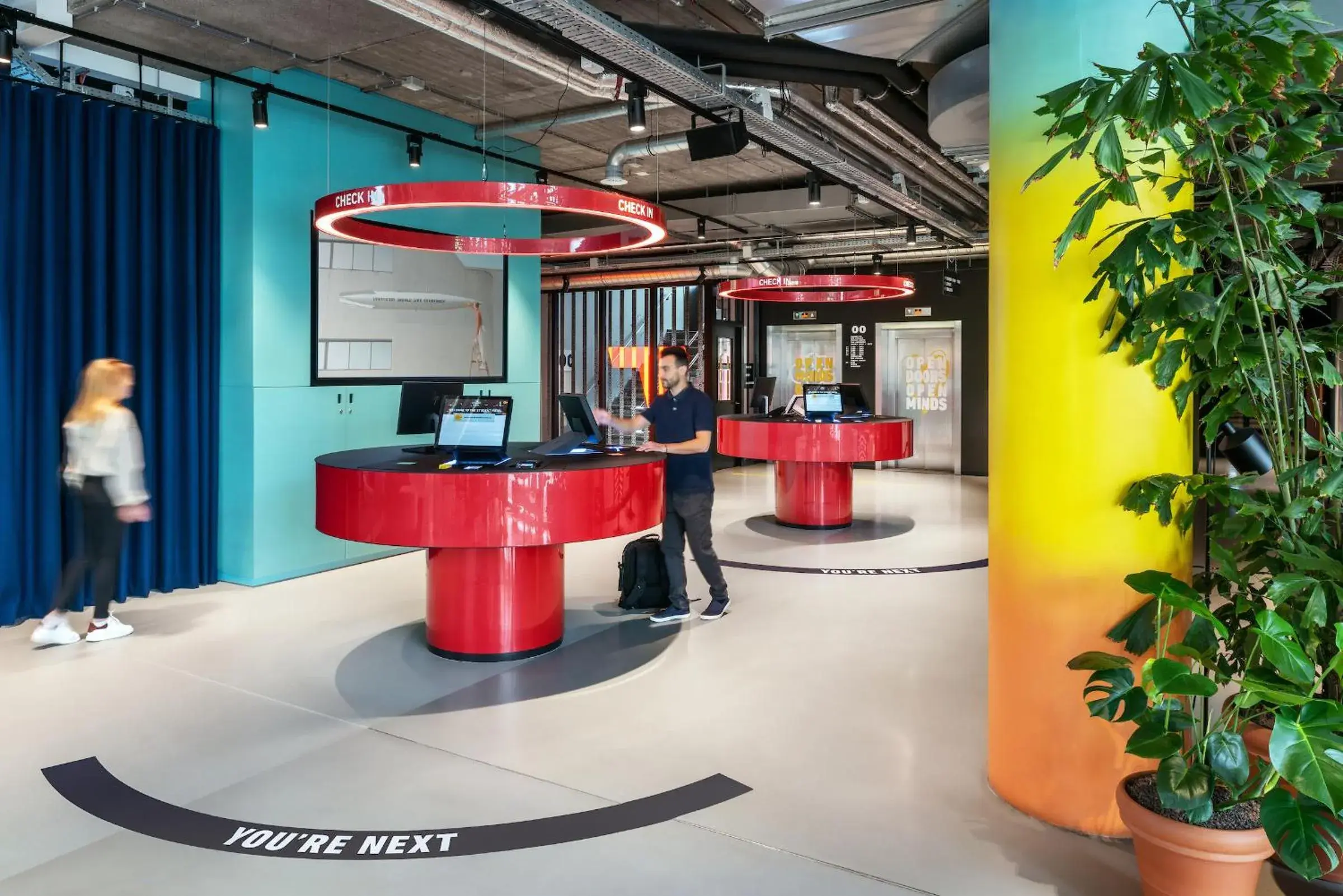 Lobby or reception in The Social Hub Amsterdam City