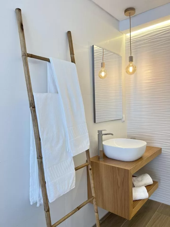 Bathroom in Alojamento White Rose Boutique