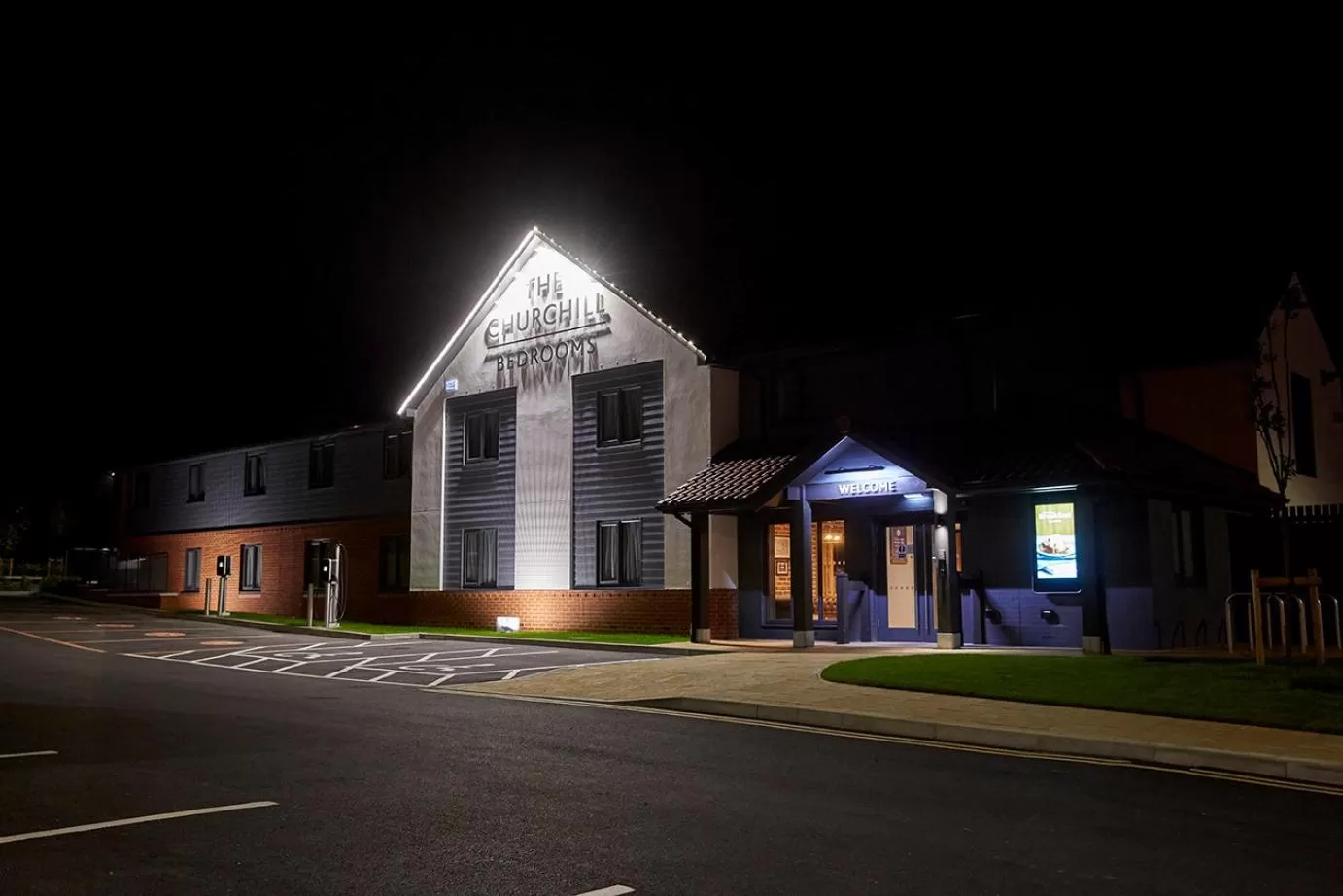 Property building in The Churchill By Greene King Inns