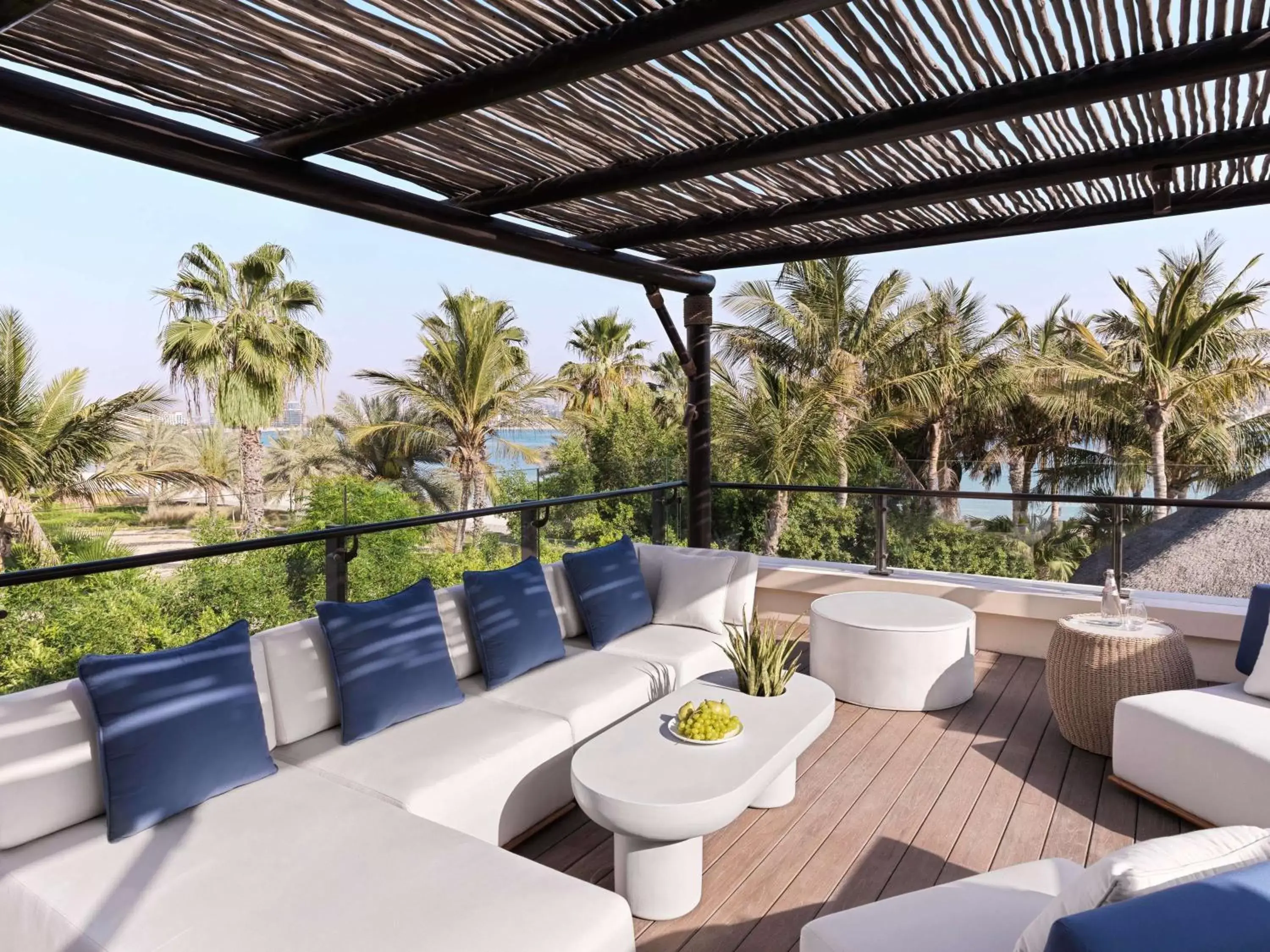 Bedroom, Balcony/Terrace in Sofitel Dubai The Palm Resort & Spa