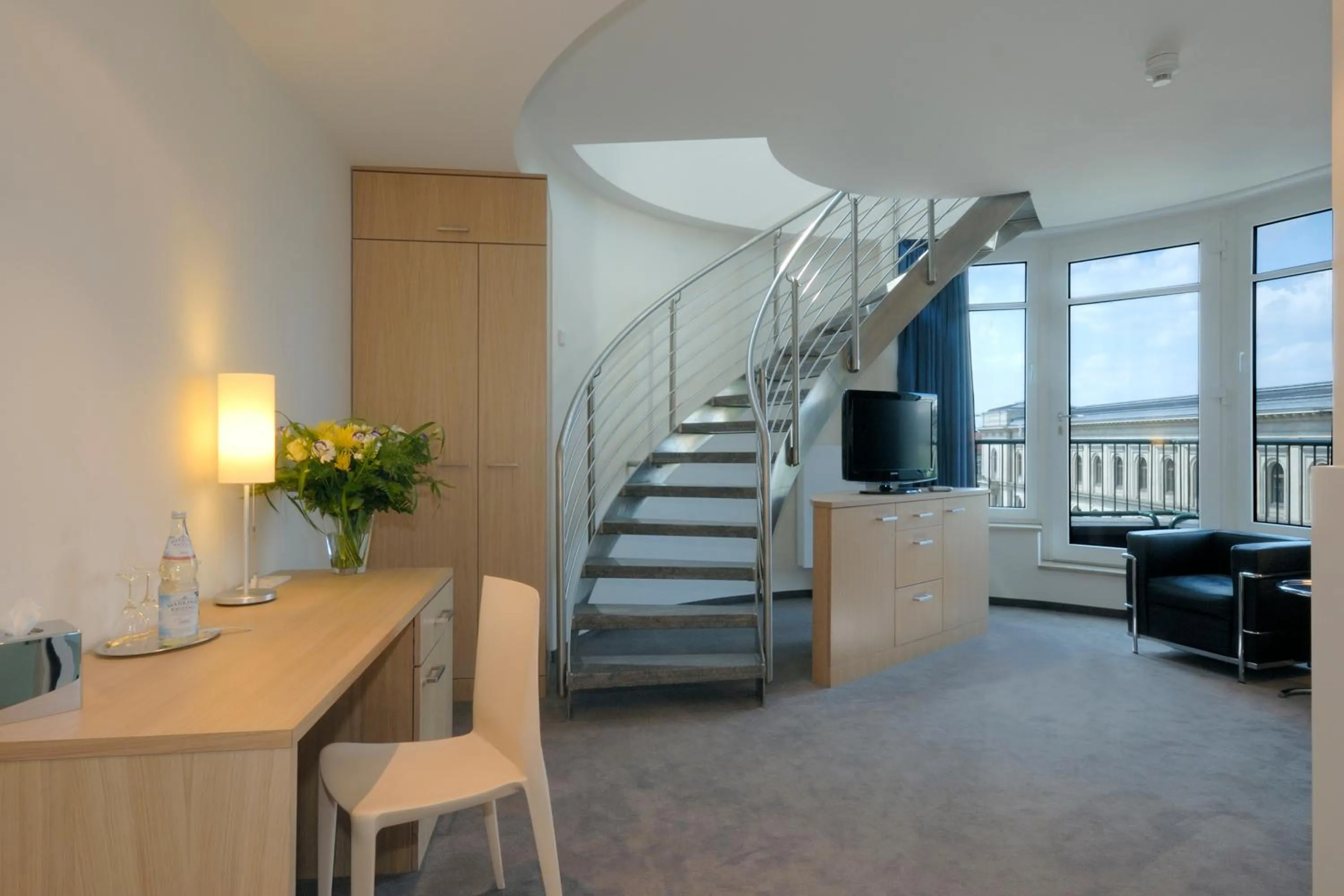 TV and multimedia in Hotel Berlin Mitte by Campanile