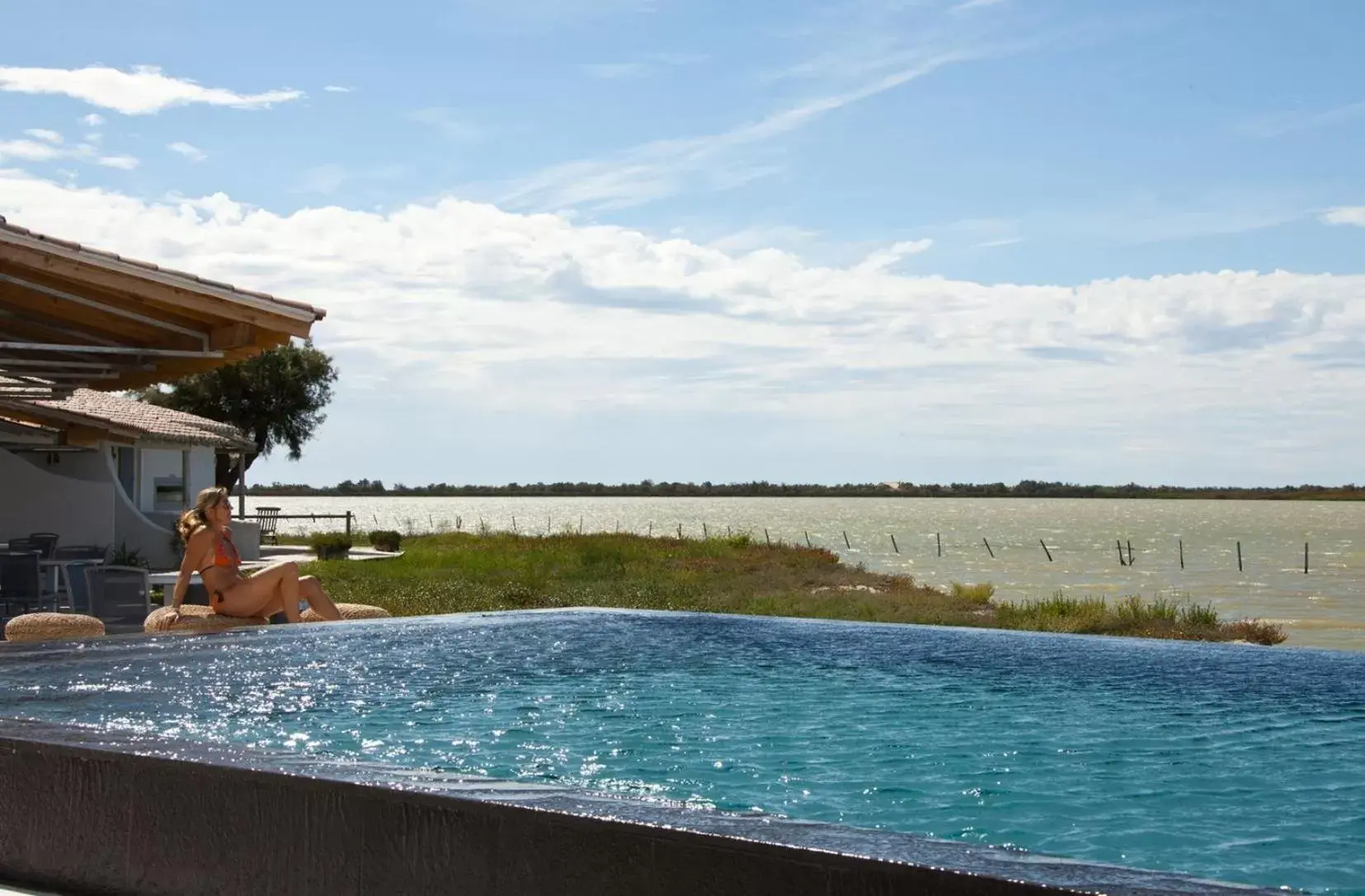 Swimming Pool in Lodge Sainte Helene