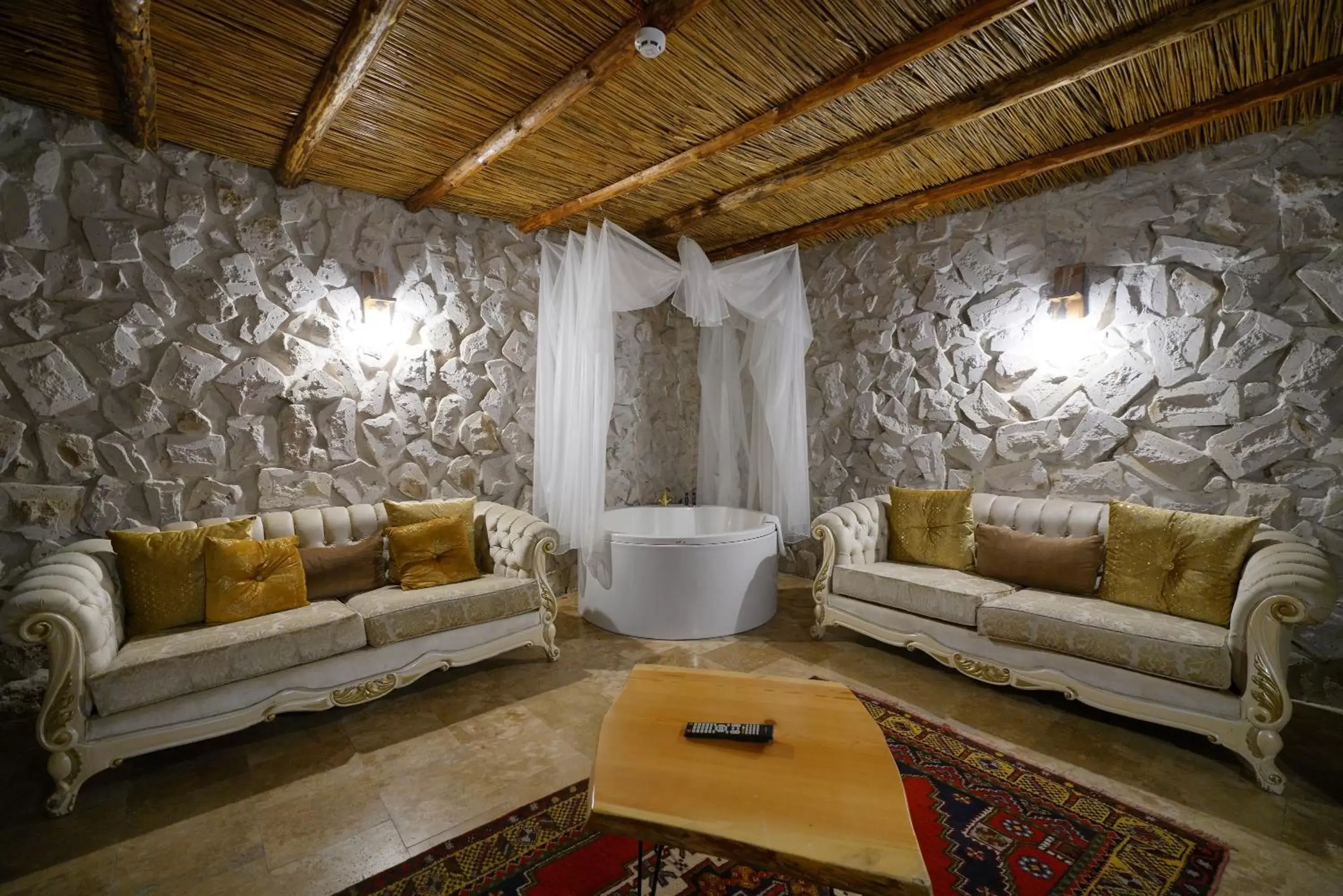 Seating Area in Cappadocia Nar Cave House & Hot Swimming Pool