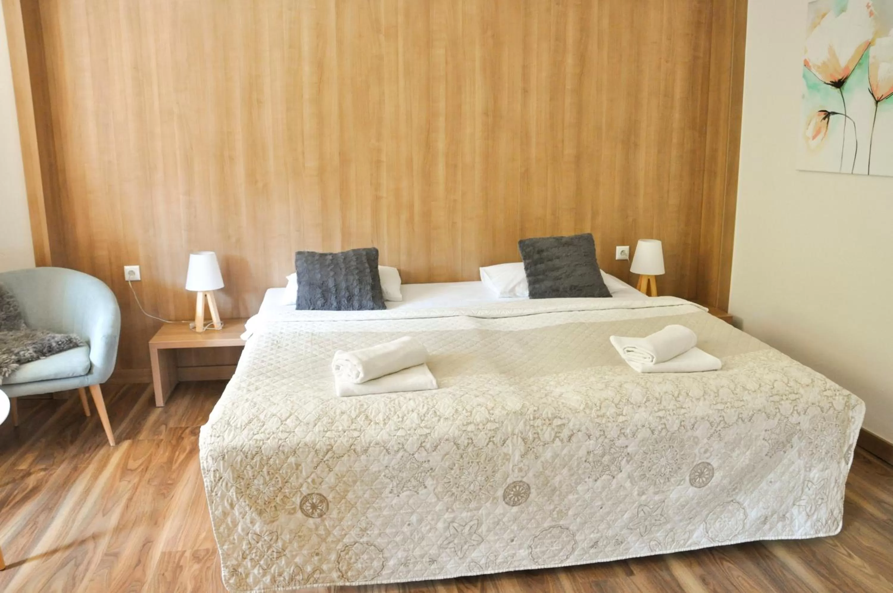 Bedroom, Bed in Hotel Garni