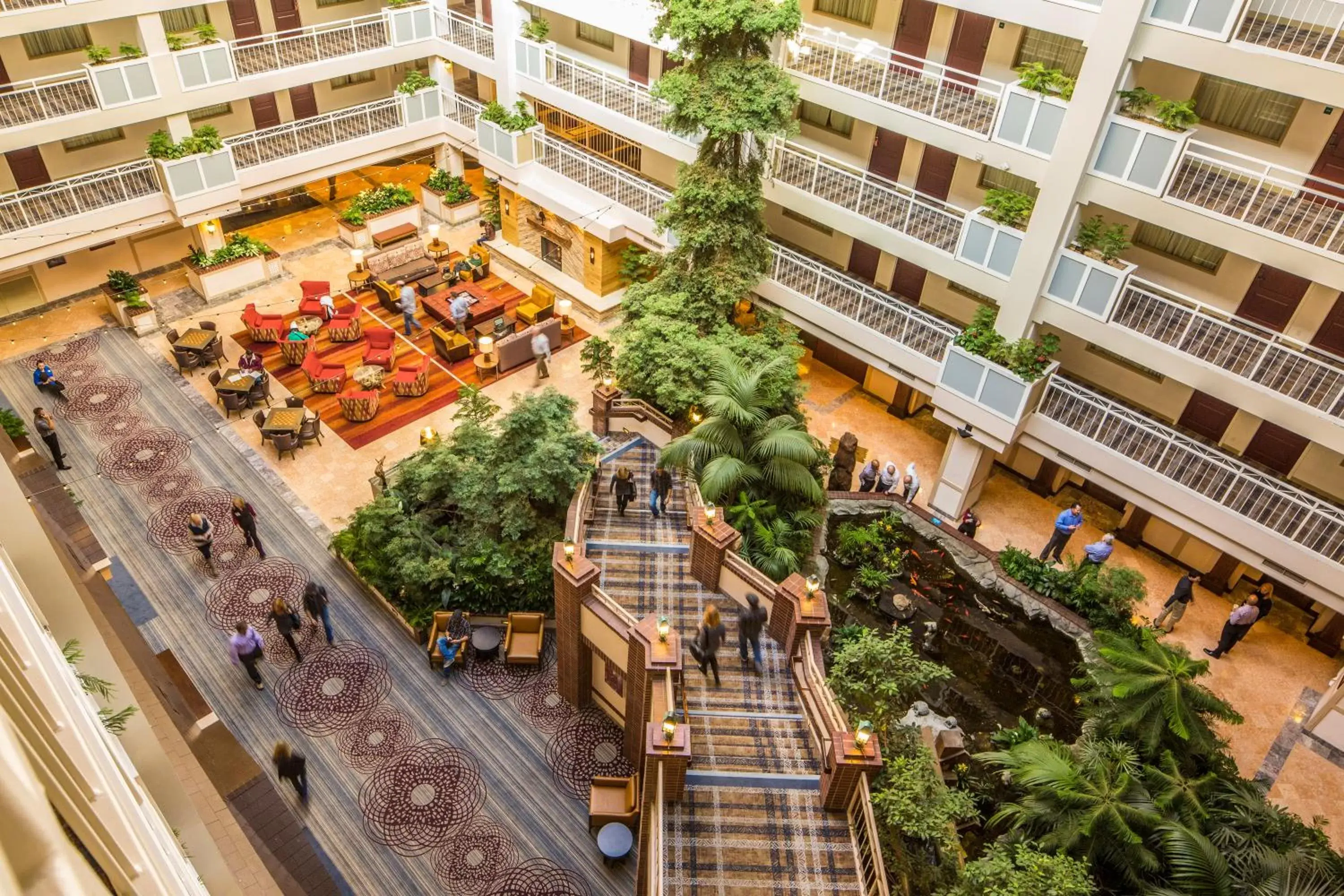 Lobby or reception, Bird's-eye View in Lake Tahoe Resort Hotel