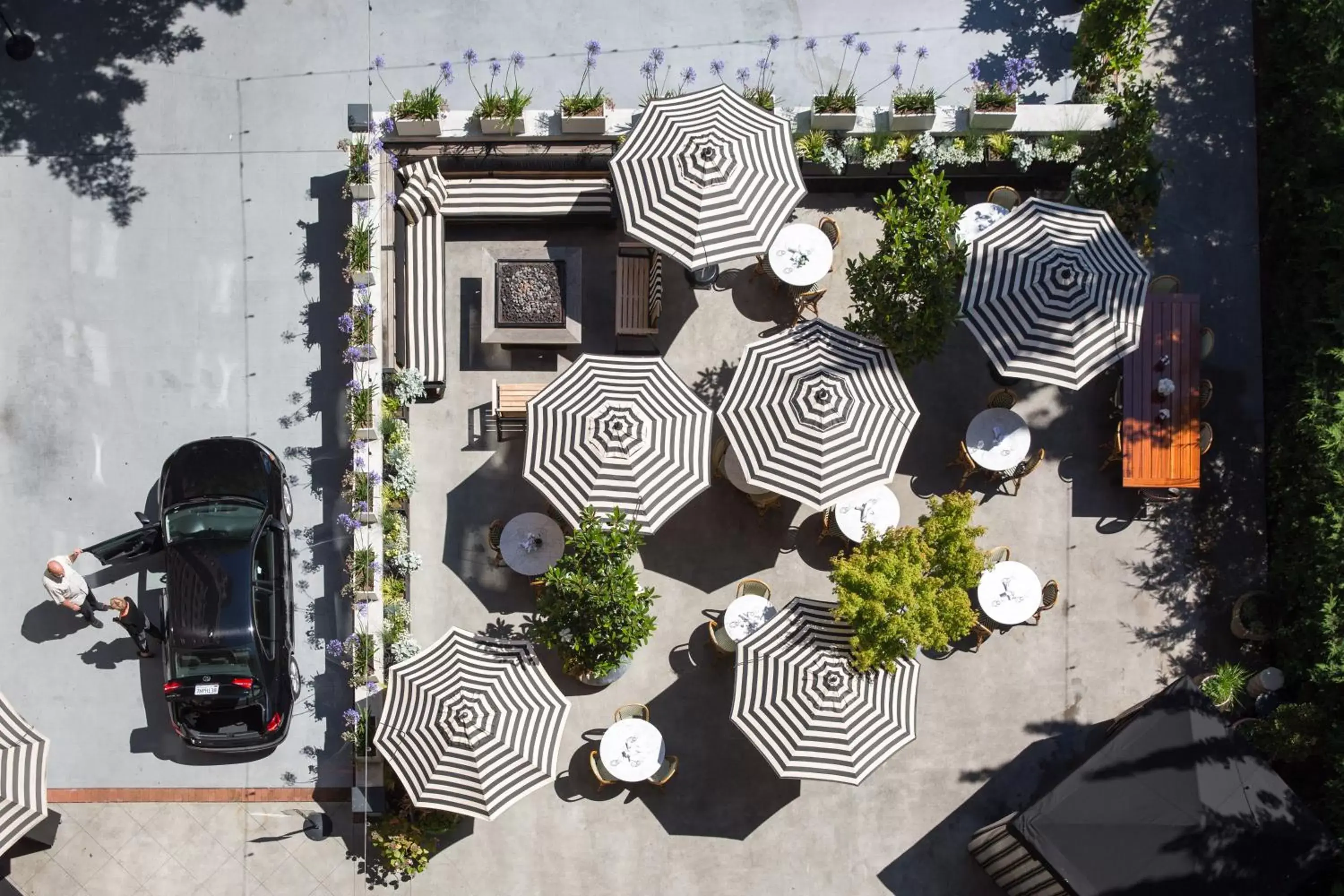 Patio in Hotel Sorrento