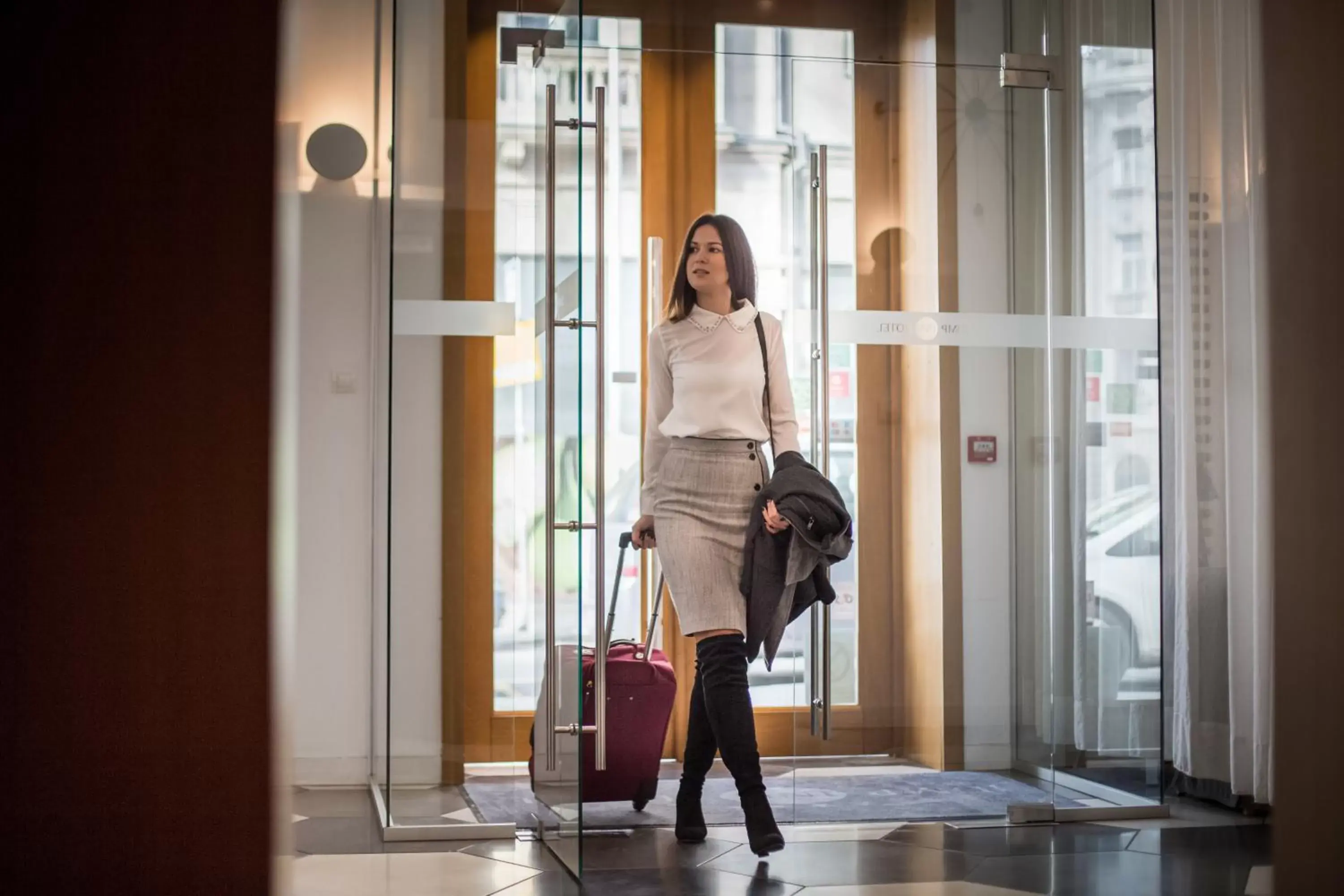 Lobby or reception in Jump INN Hotel Belgrade Lobby or reception in Jump INN Hotel Belgrade