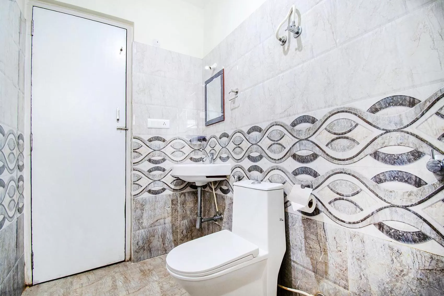 Bathroom in FabHotel Pride Inn - Nr TCS Deccan Park, Hitech City
