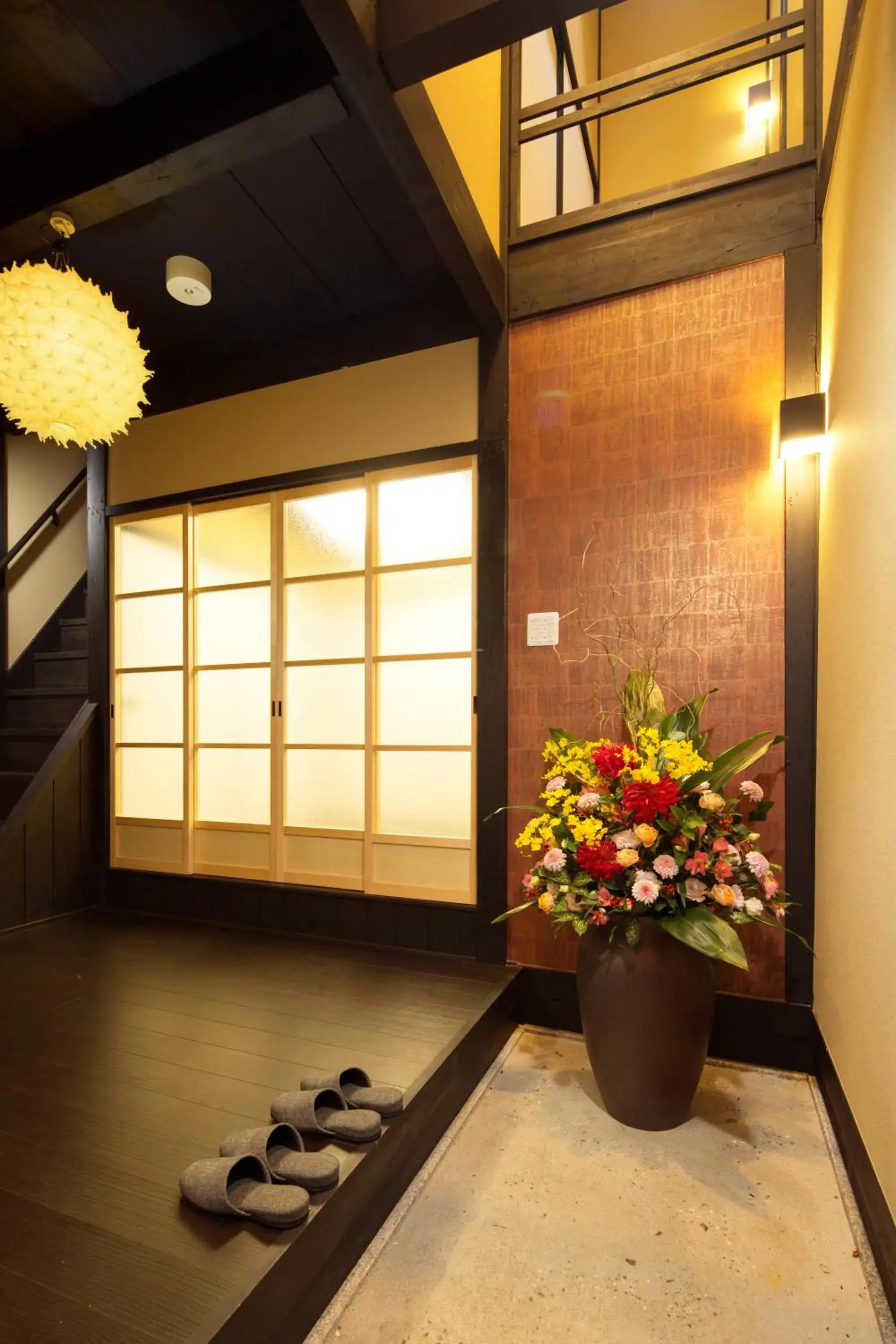 Lobby or reception in Tsumugi Matsubara Sakaimachi