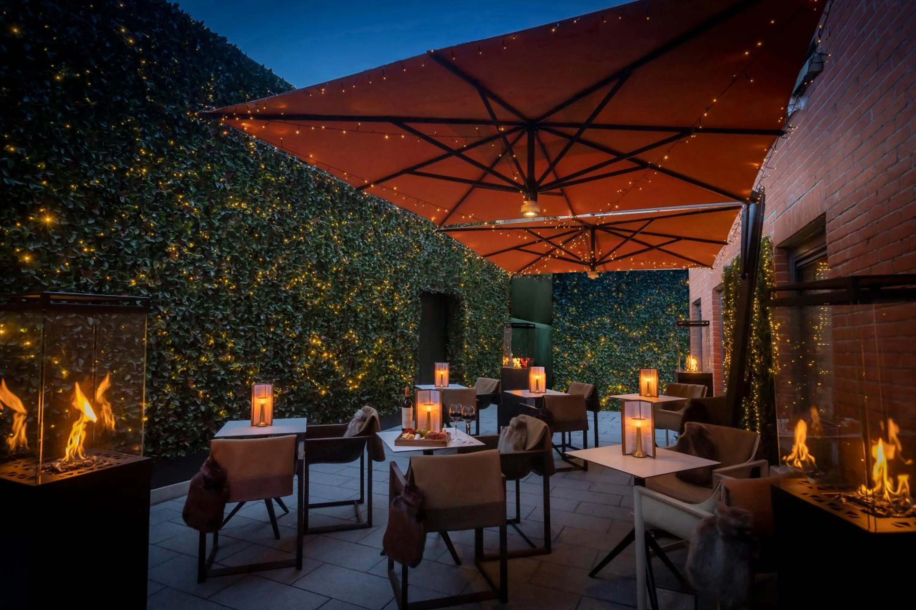 Patio in Hotel 7, Dublin City Centre