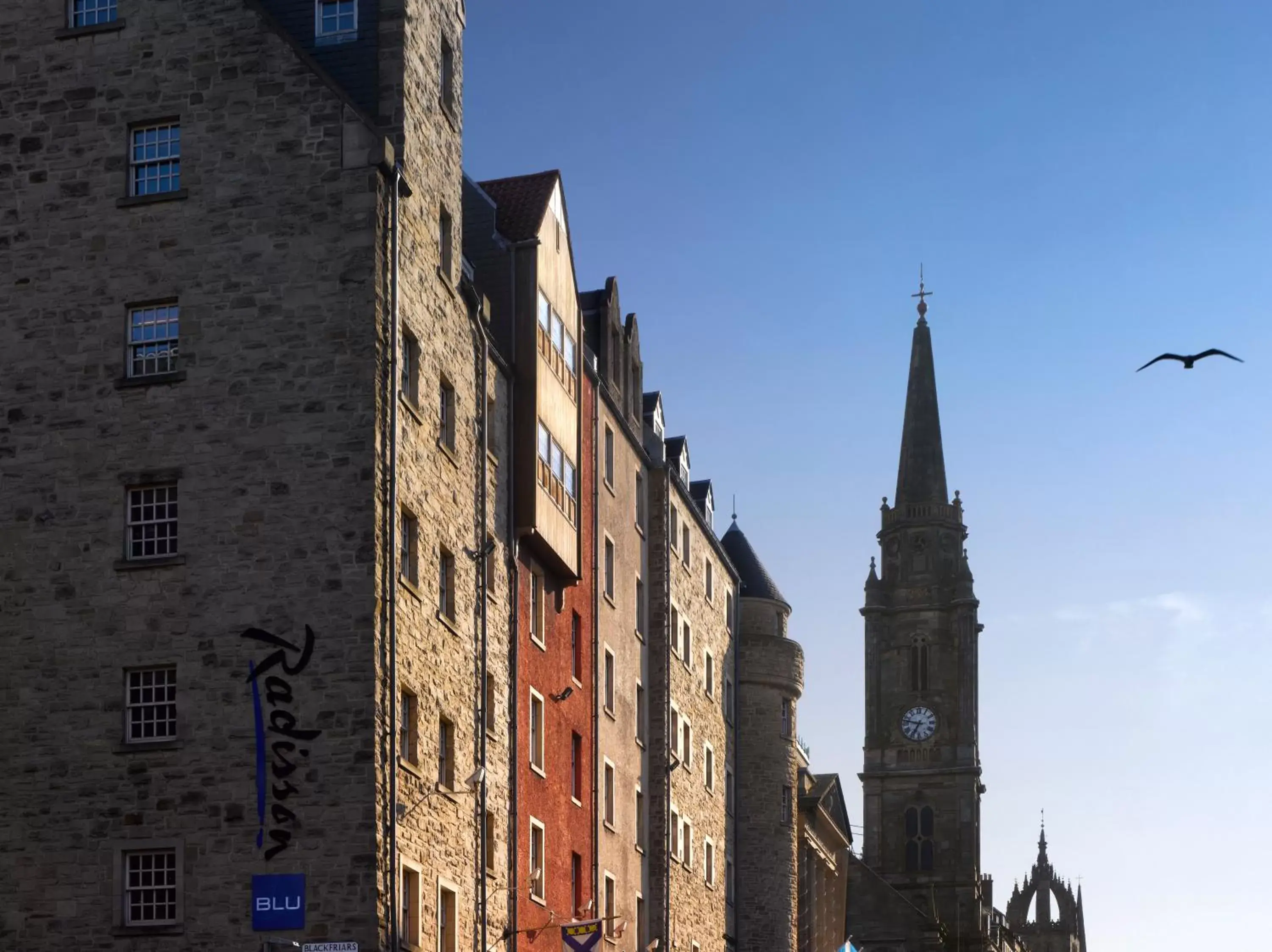 Facade/entrance in Radisson Blu Hotel, Edinburgh City Centre