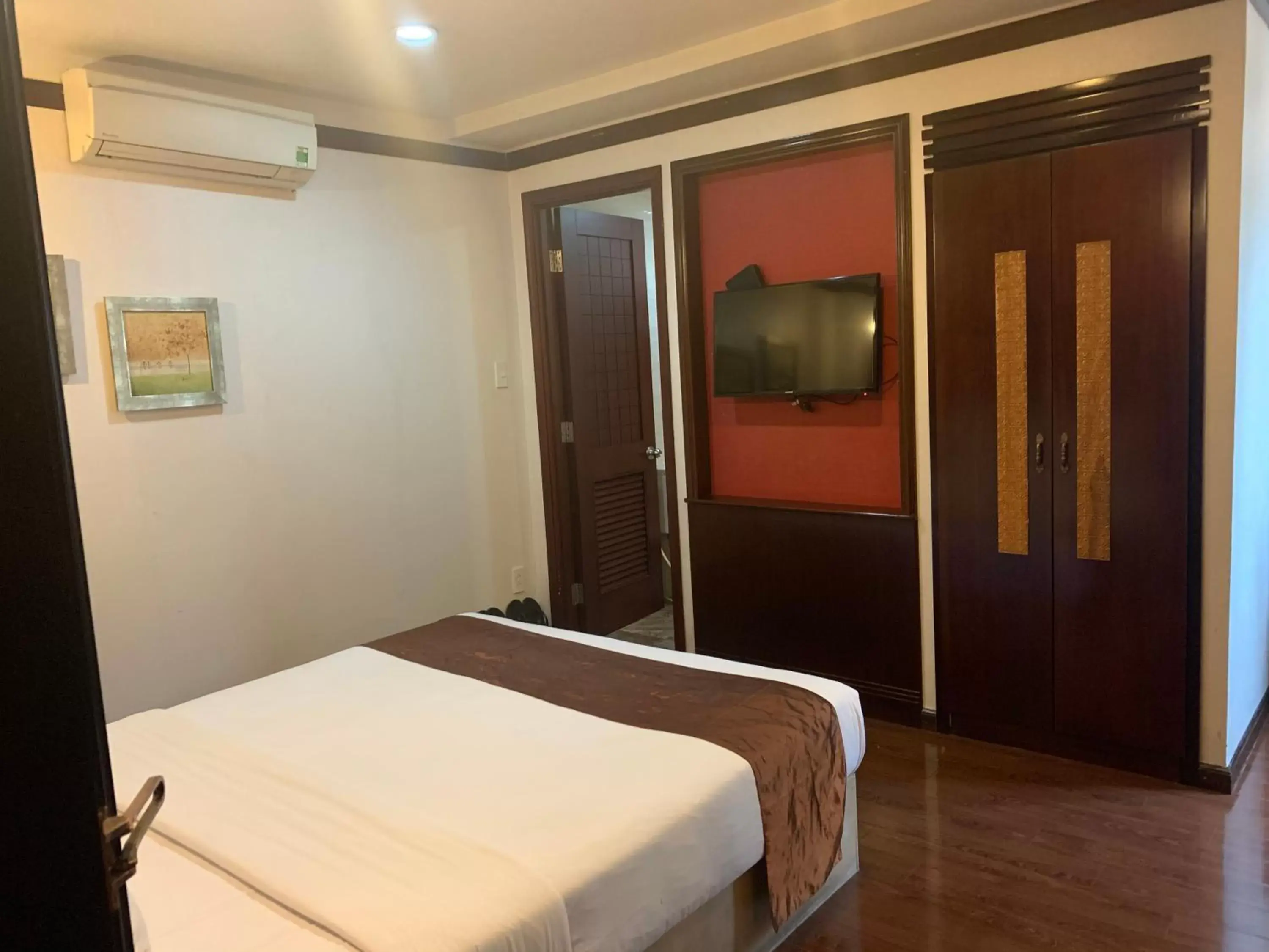 Bed in Asian Ruby Boutique Hotel Bùi Thị Xuân Bed in Asian Ruby Boutique Hotel Bùi Thị Xuân